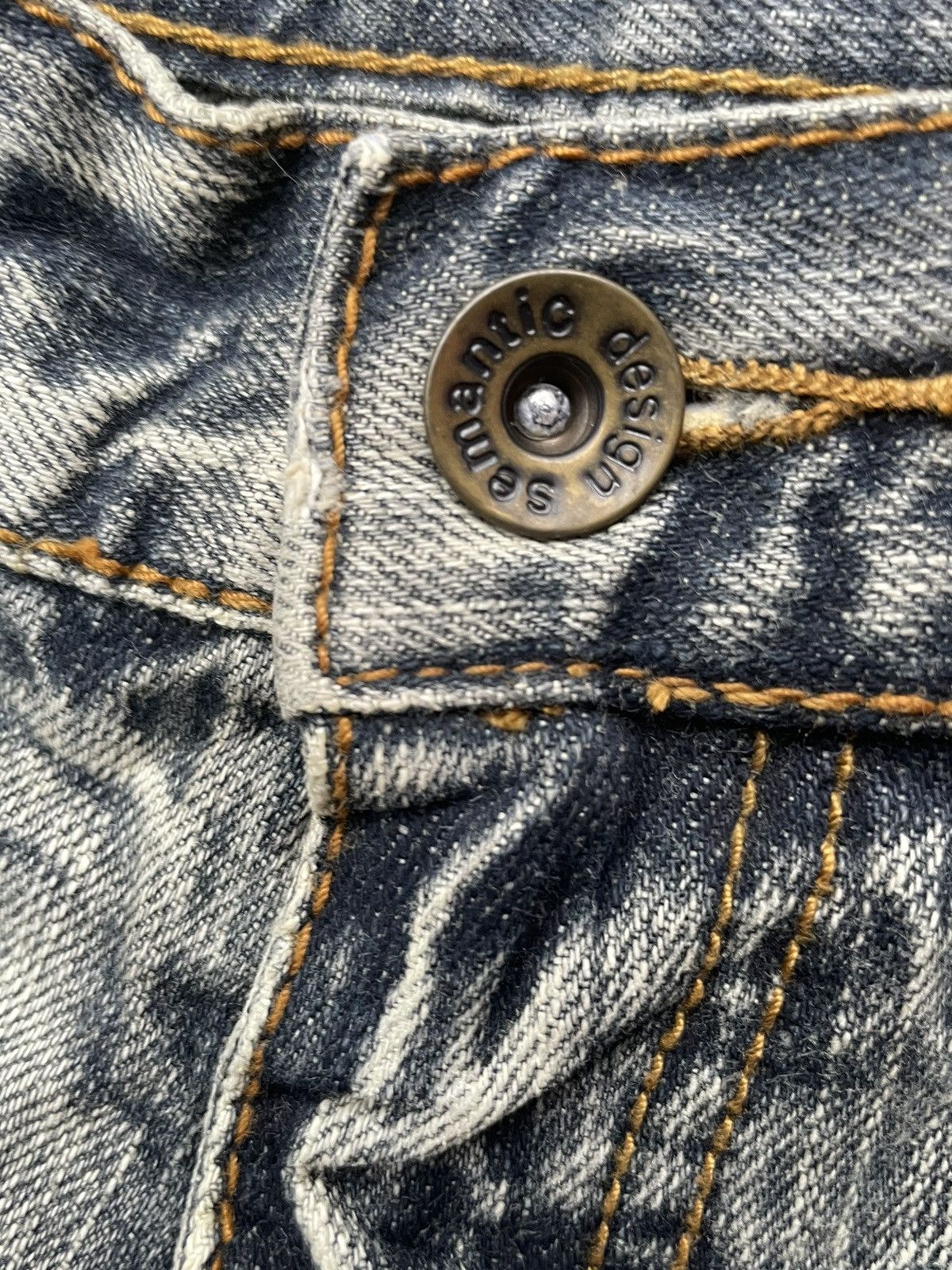 Japanese Brand Japanese Semantic Design Distresed Denim Size US 34 / EU 50 - 10 Thumbnail