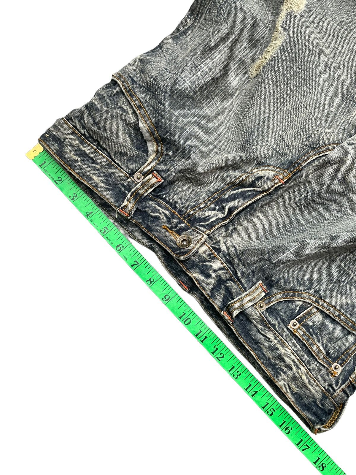 Japanese Brand Japanese Semantic Design Distresed Denim Size US 34 / EU 50 - 12 Thumbnail