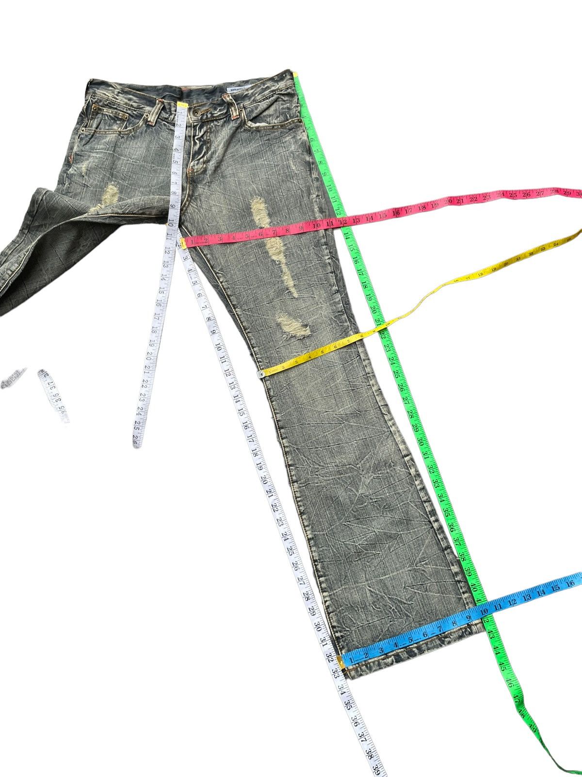 Japanese Brand Japanese Semantic Design Distresed Denim Size US 34 / EU 50 - 13 Thumbnail
