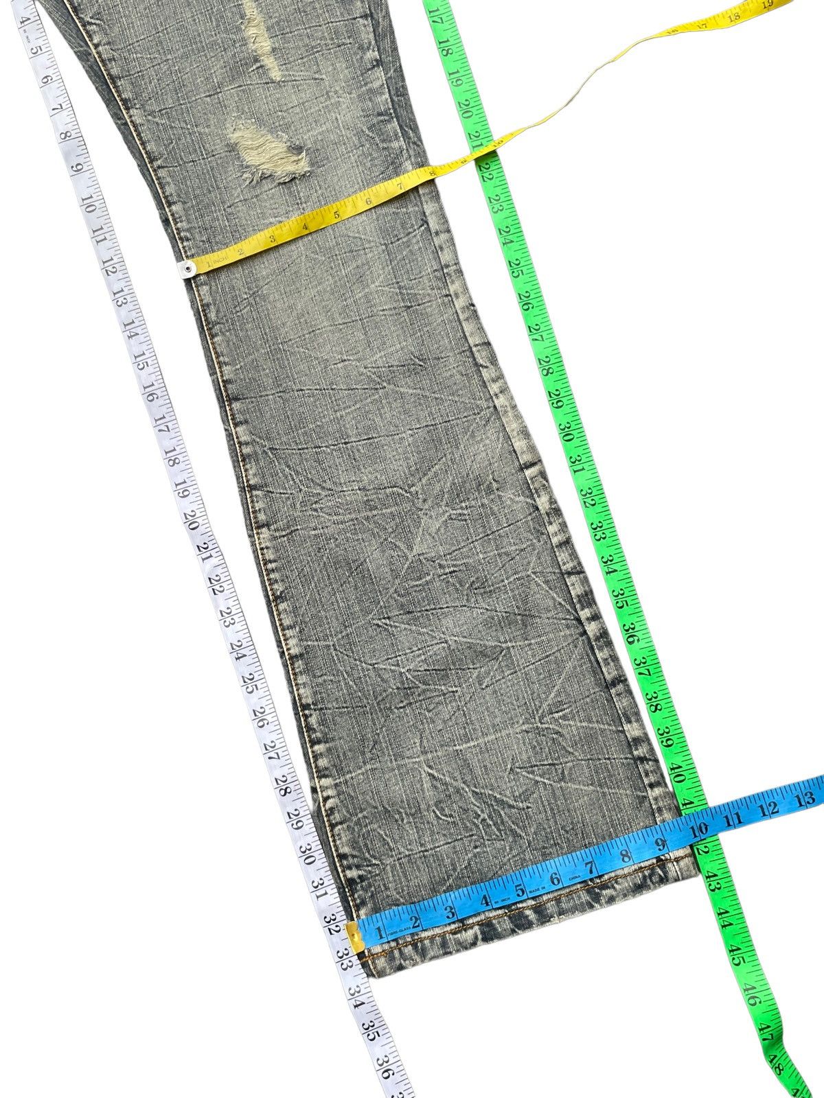Japanese Brand Japanese Semantic Design Distresed Denim Size US 34 / EU 50 - 14 Thumbnail