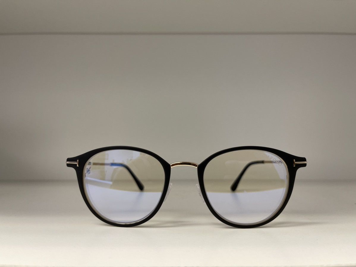 Tom Ford × Vintage NEW Tom Ford TF5528 Round Vintage Style Glasses Eyeglass Size ONE SIZE - 1 Thumbnail