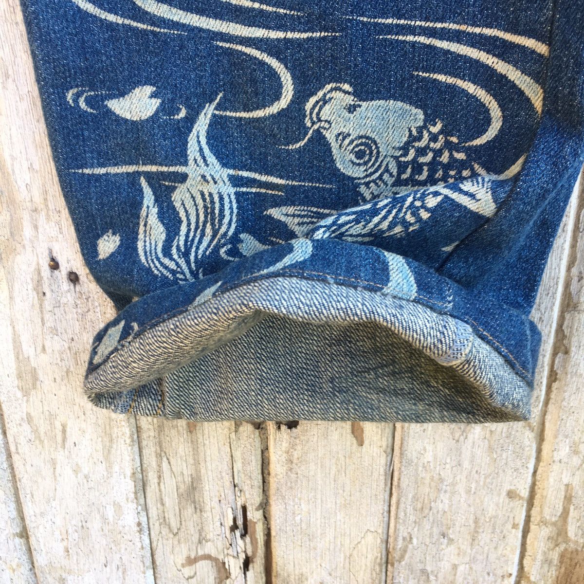 Japanese Brand Vintage japanese brand koi fish ERD GRUNGE GRAIL jeans Size US 36 / EU 52 - 9 Thumbnail