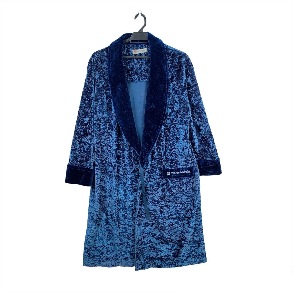 Pierre Balmain Velvet Long Coat