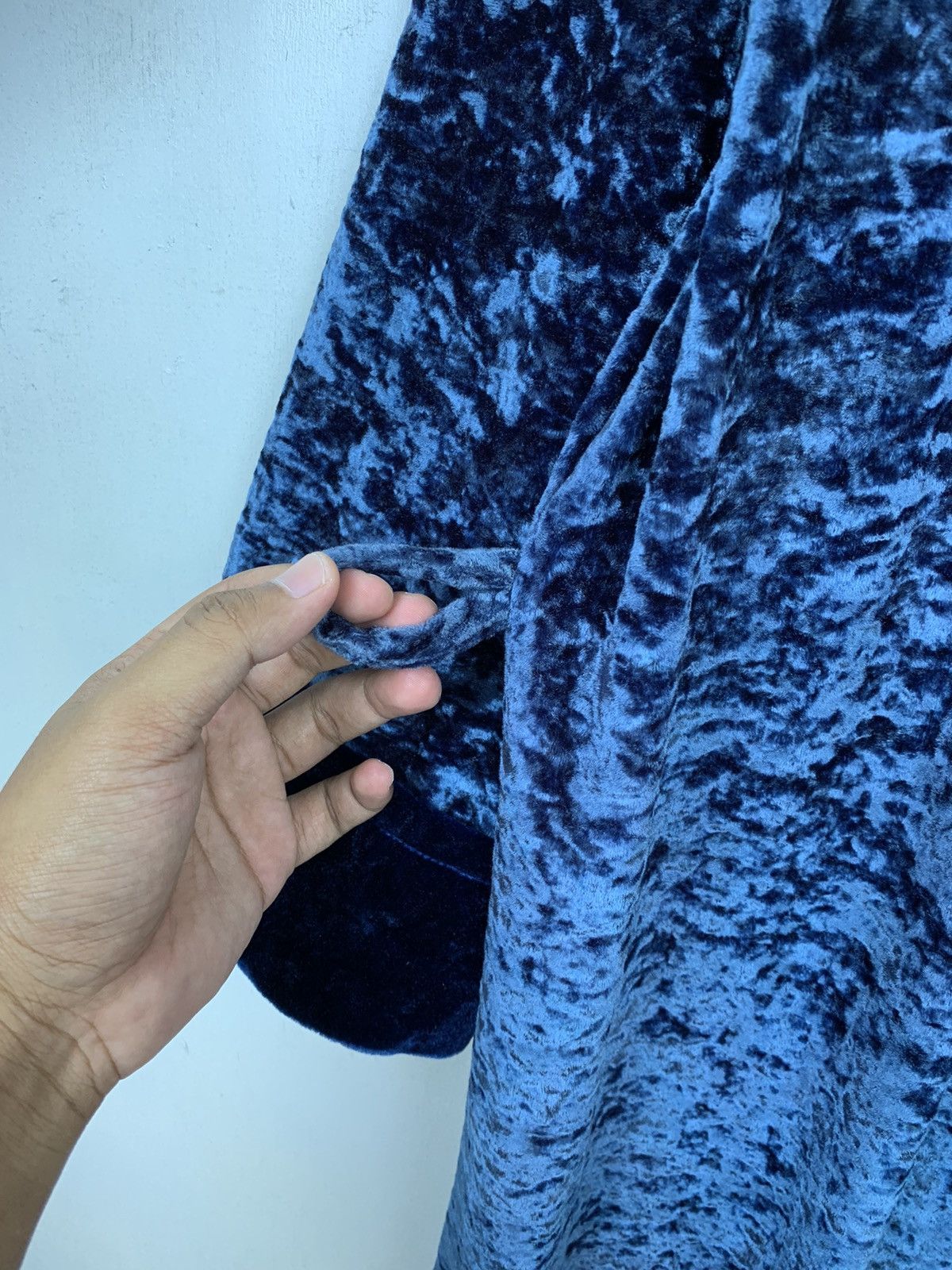 Pierre Balmain × Vintage Pierre Balmain Velvet Long Coat Size US M / EU 48-50 / 2 - 4 Thumbnail