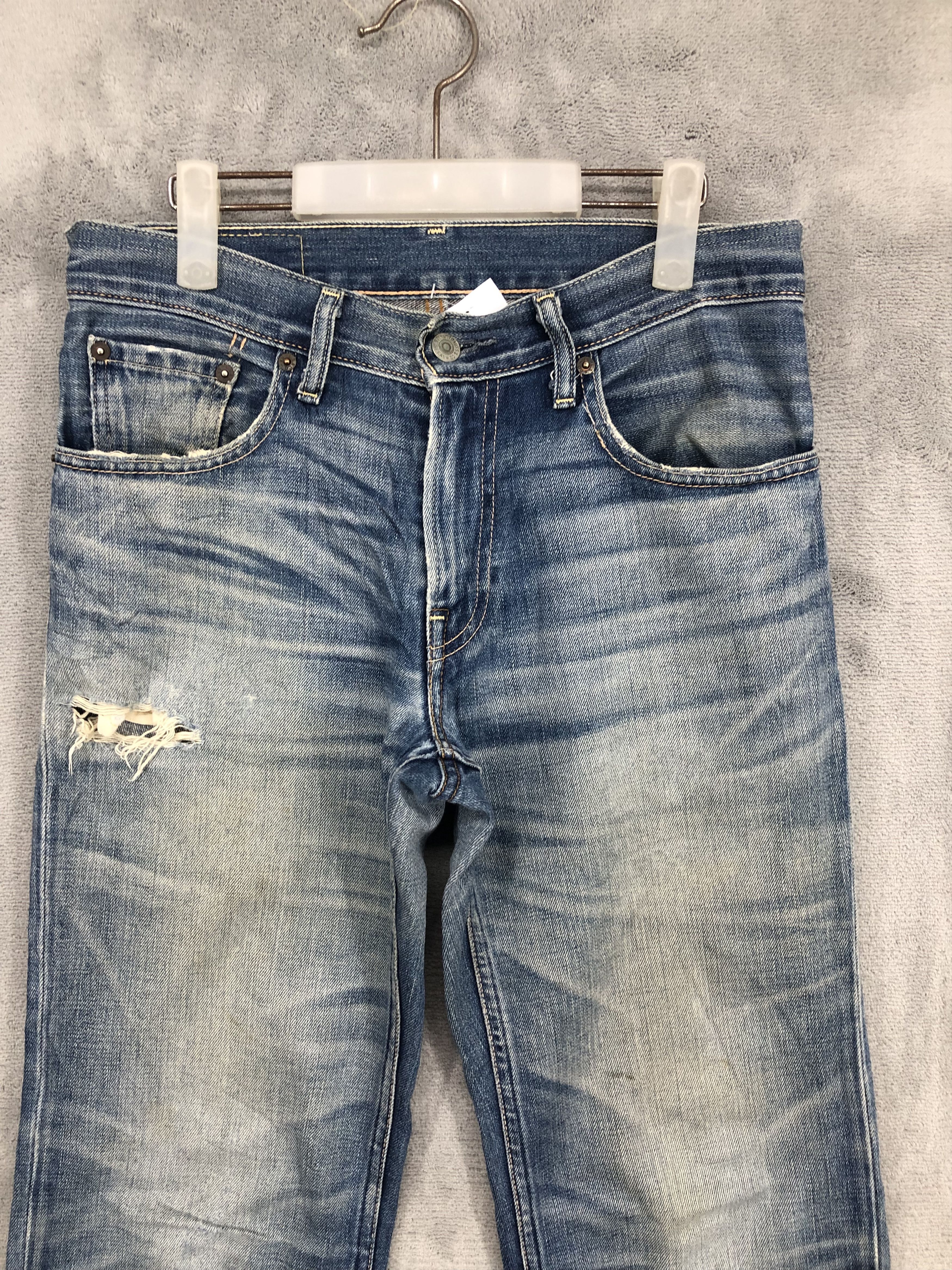 Levi's Vintage Clothing Vintage Levis 502 Distressed Jeans 30x32 Size US 30 / EU 46 - 3 Thumbnail