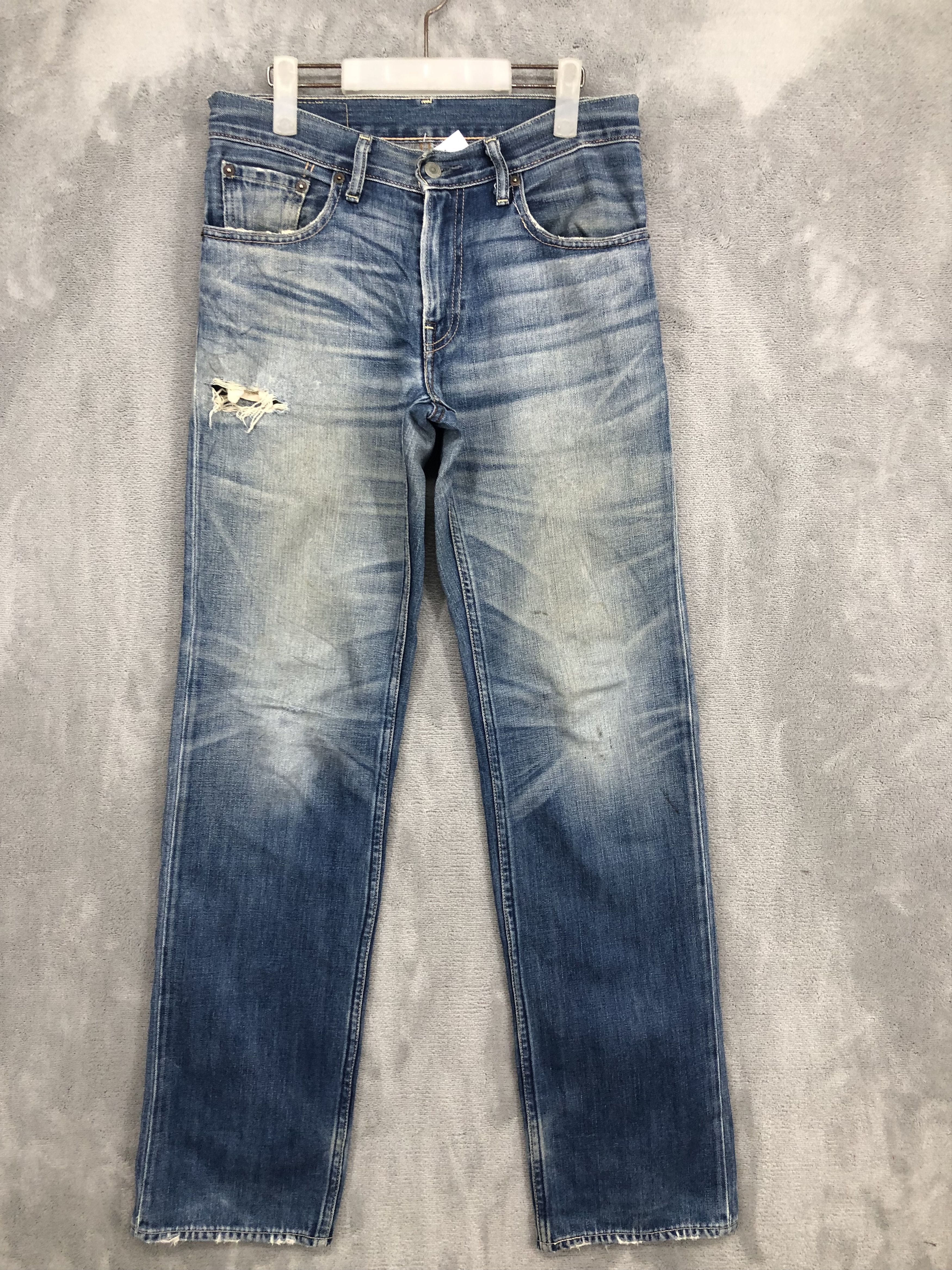 Levi's Vintage Clothing Vintage Levis 502 Distressed Jeans 30x32 Size US 30 / EU 46 - 1 Thumbnail
