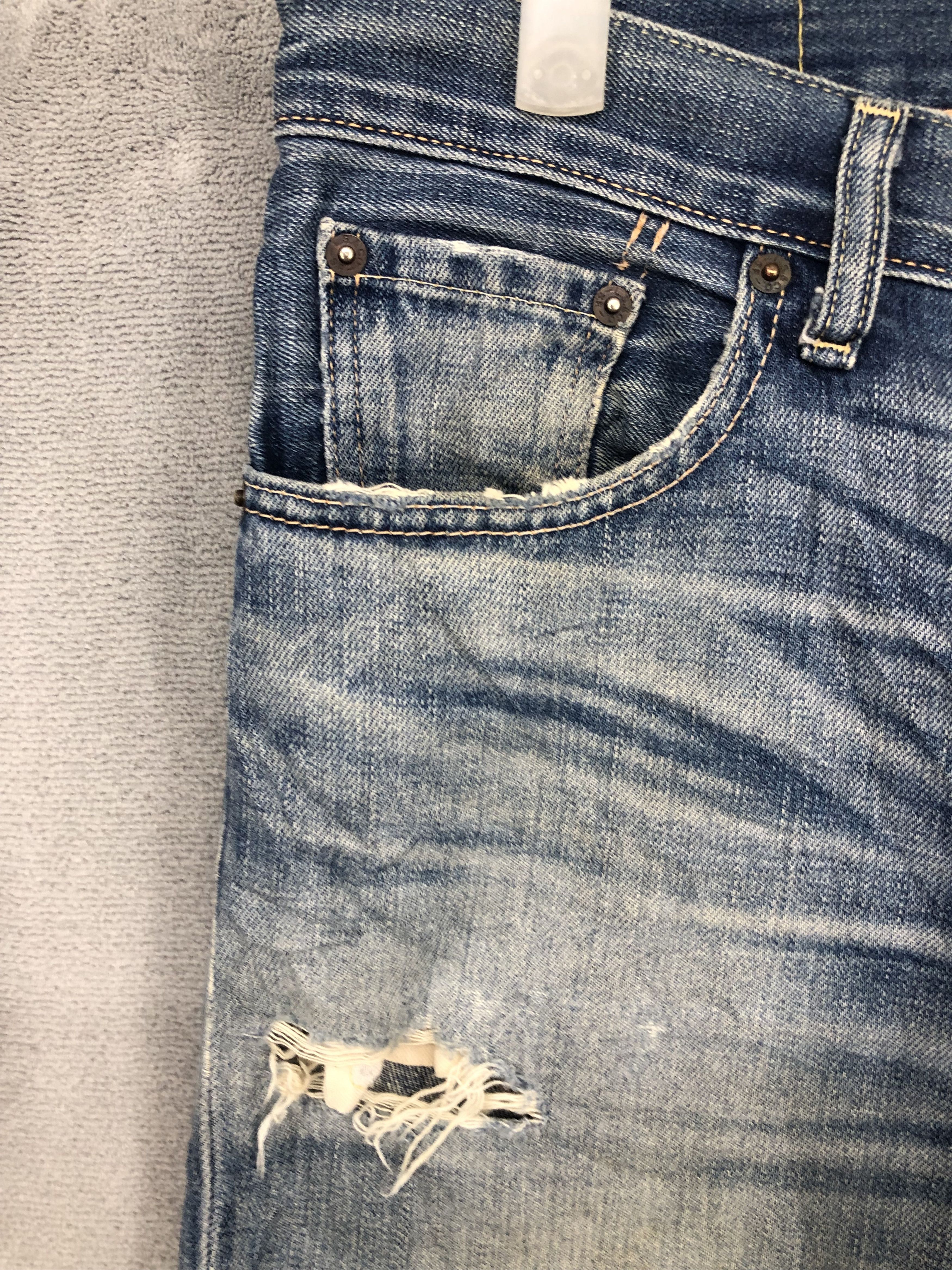 Levi's Vintage Clothing Vintage Levis 502 Distressed Jeans 30x32 Size US 30 / EU 46 - 4 Thumbnail