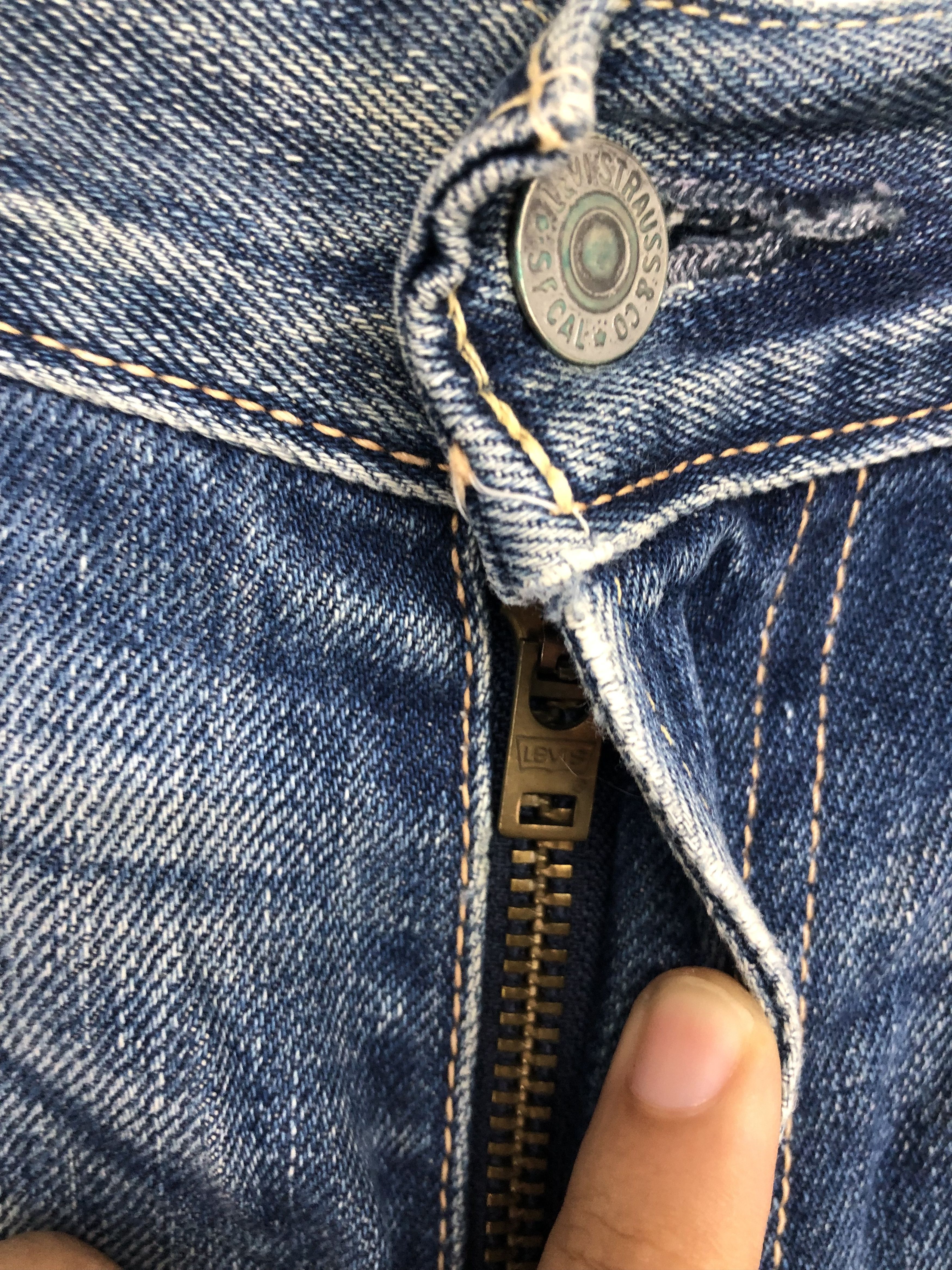Levi's Vintage Clothing Vintage Levis 502 Distressed Jeans 30x32 Size US 30 / EU 46 - 5 Thumbnail