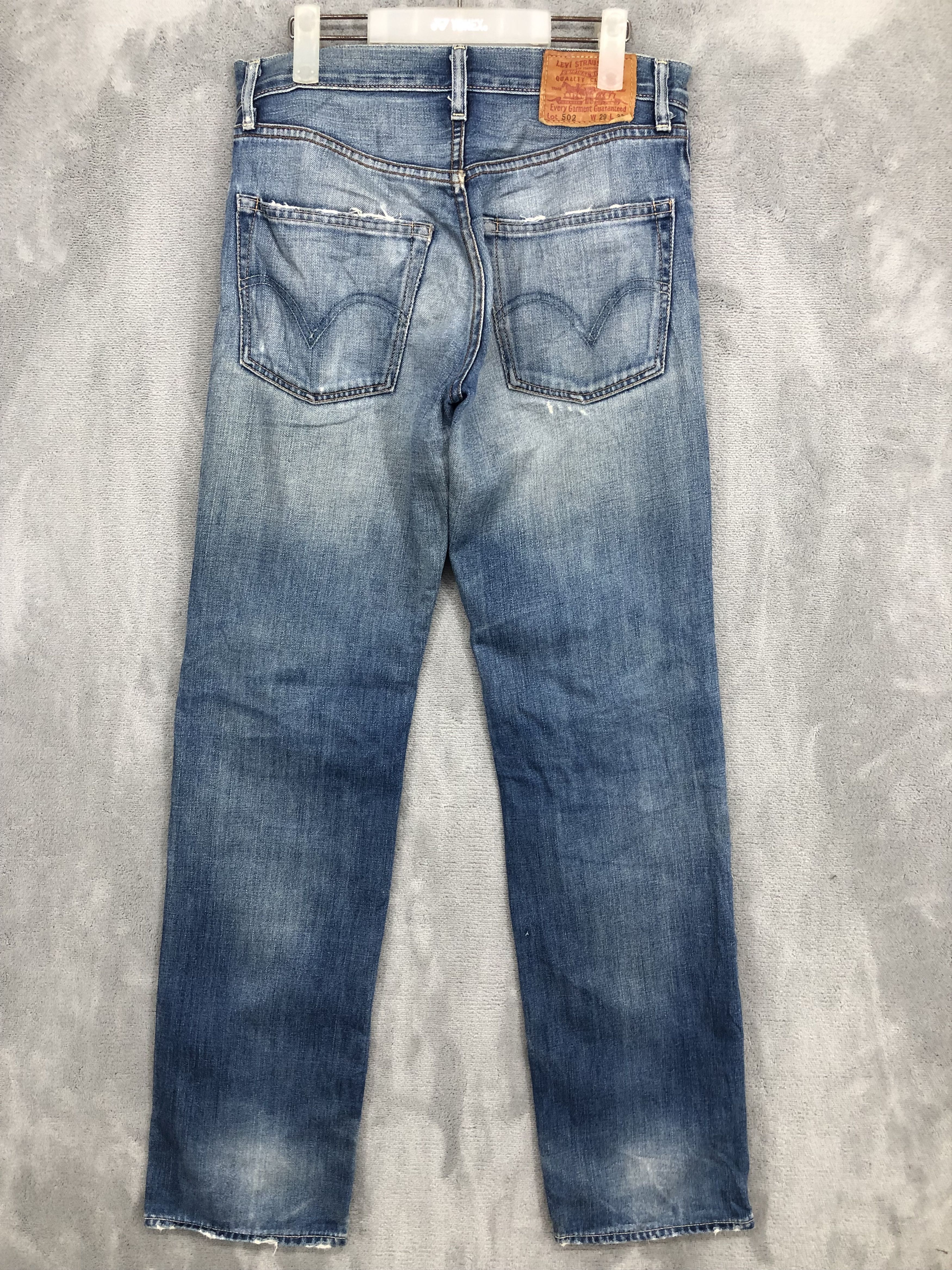 Levi's Vintage Clothing Vintage Levis 502 Distressed Jeans 30x32 Size US 30 / EU 46 - 2 Thumbnail