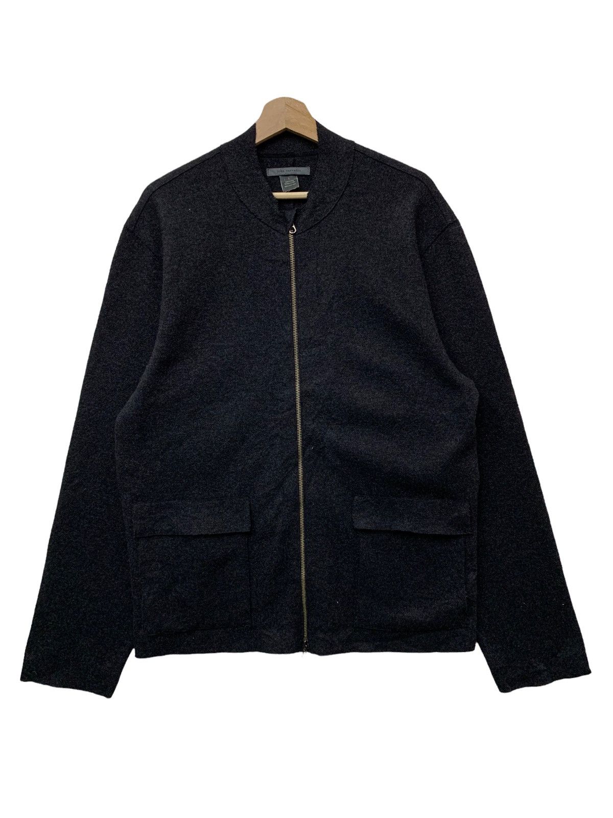 John Varvatos 🔥JOHN VARVATOS WOOL MENS ZIPPER JACKET Size US L / EU 52-54 / 3 - 2 Thumbnail