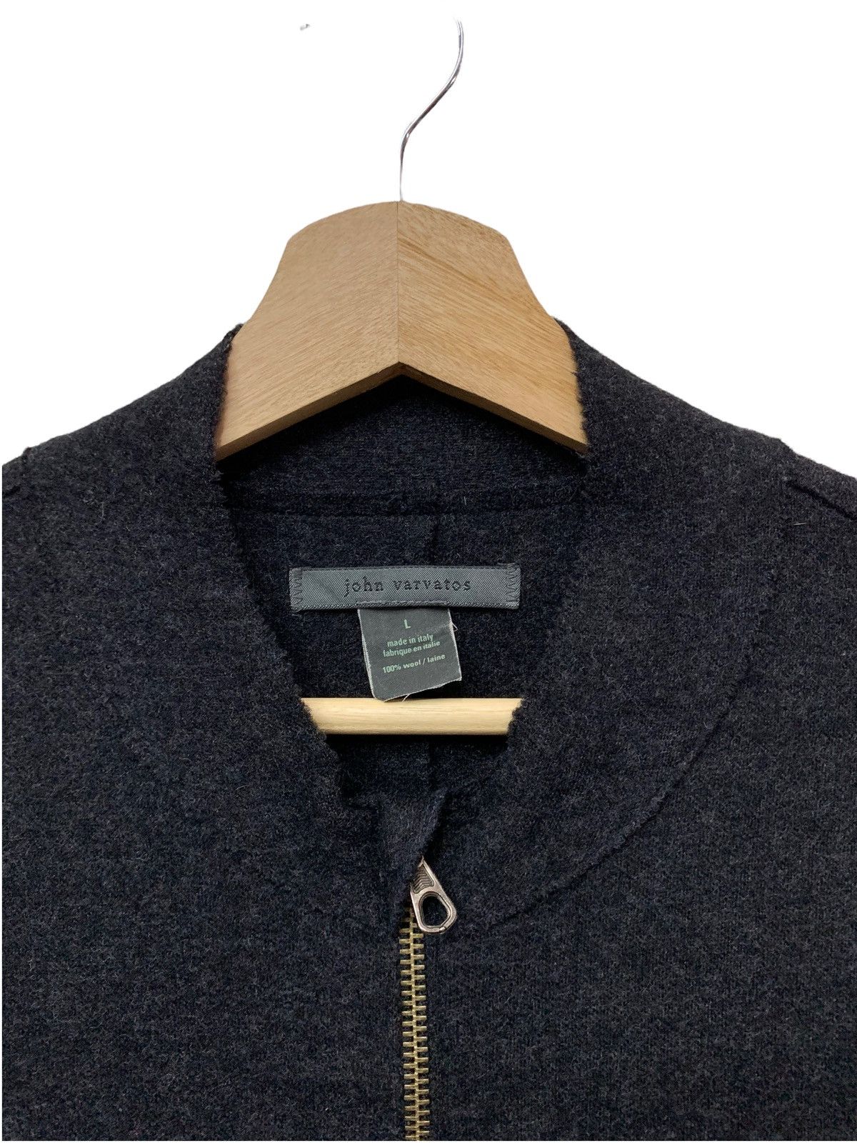 John Varvatos 🔥JOHN VARVATOS WOOL MENS ZIPPER JACKET Size US L / EU 52-54 / 3 - 5 Thumbnail