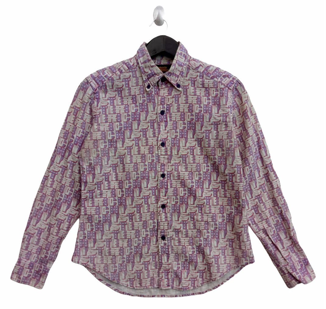 Hysteric Glamour × Japanese Brand × Vintage Vintage HYSTERIC GLAMOUR Fullprint button down Japan shirt Size S / US 4 / IT 40 - 1 Thumbnail