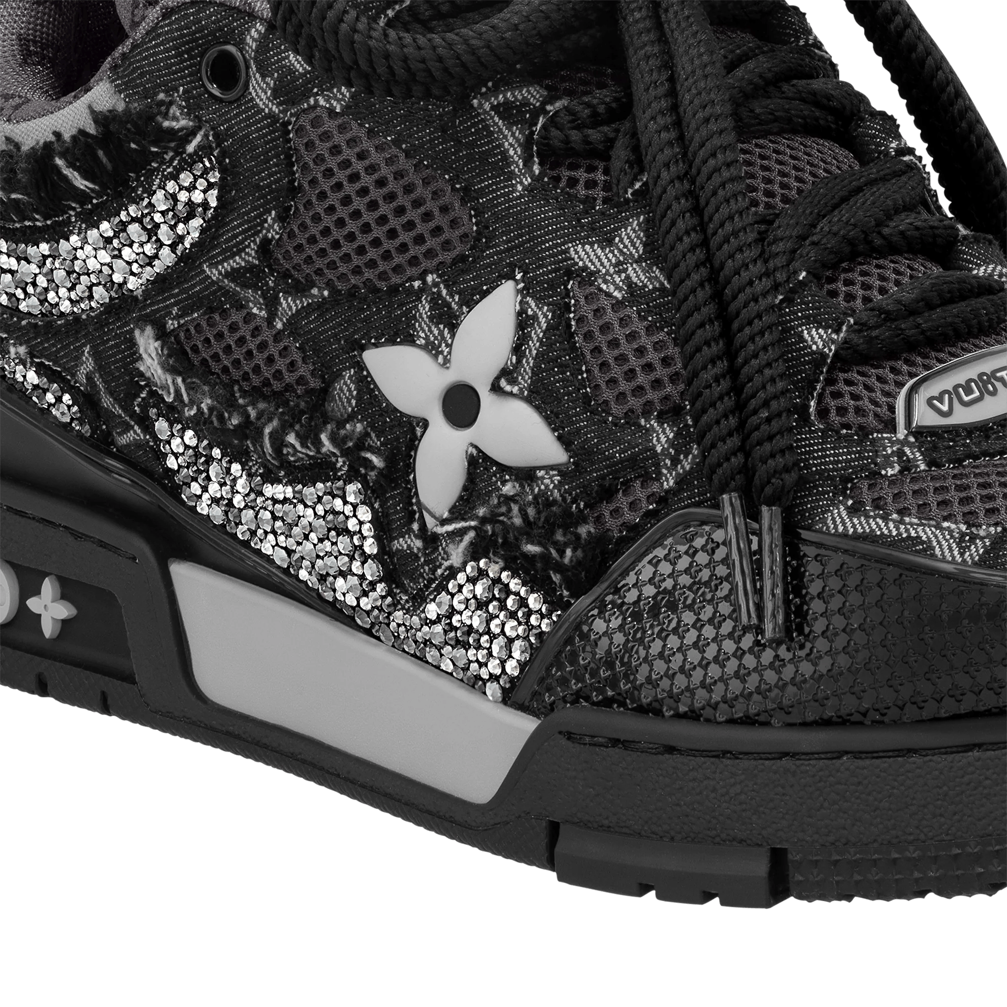 Louis Vuitton Louis Vuitton FW 2022 Swarovski™ crystals Skate Sneakers Size US 10 / EU 43 - 5 Thumbnail