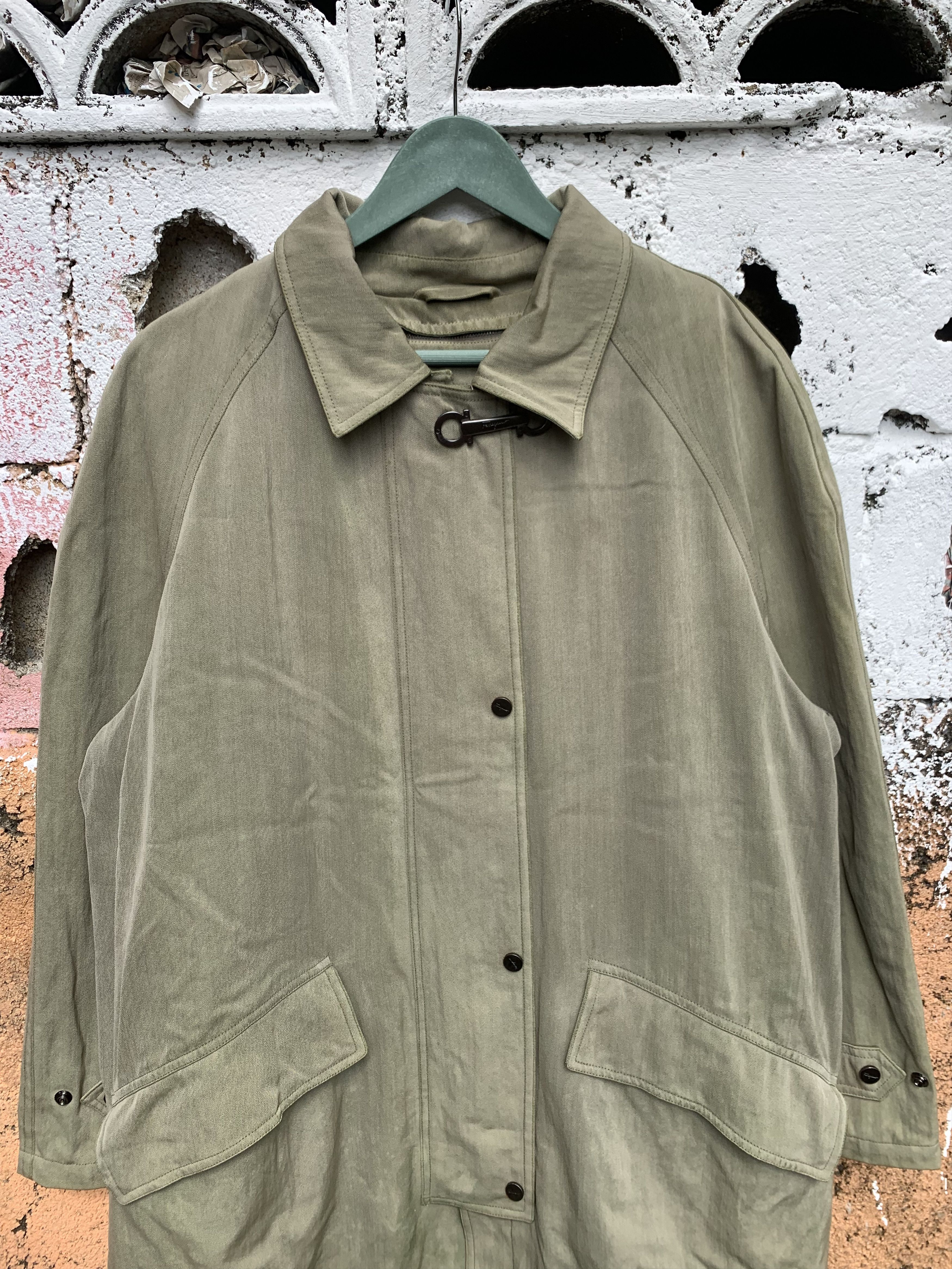 Designer × Salvatore Ferragamo × Vintage Vintage Salvatore Ferragamo Trench Coat Size US M / EU 48-50 / 2 - 4 Thumbnail