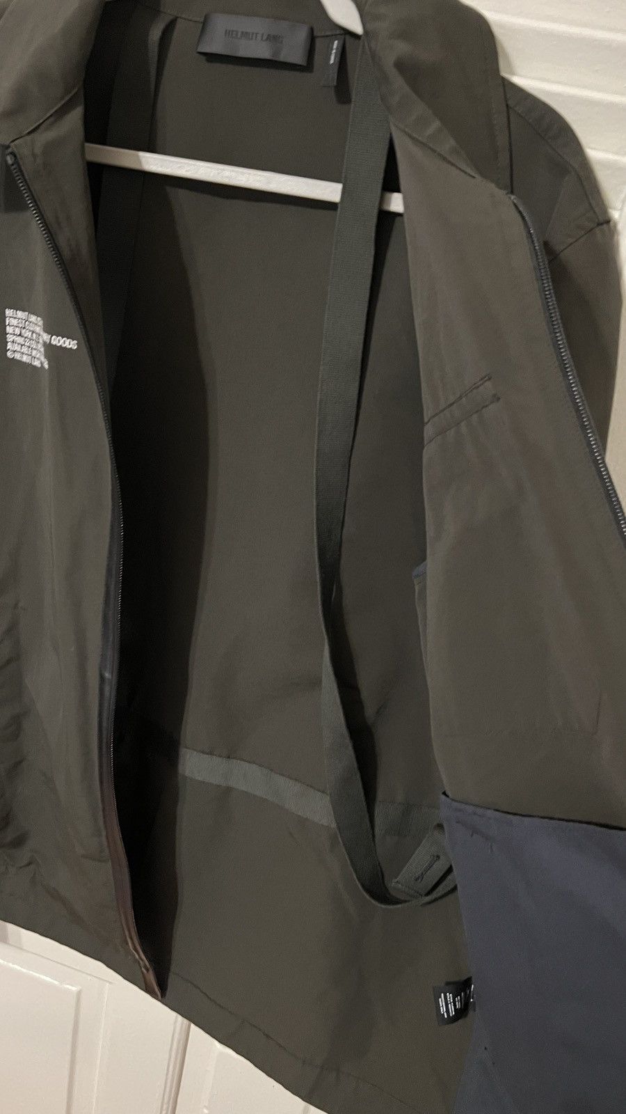 Helmut Lang Dark Green Helmet Lang Zipper Shirt Jacket Size US M / EU 48-50 / 2 - 2 Thumbnail
