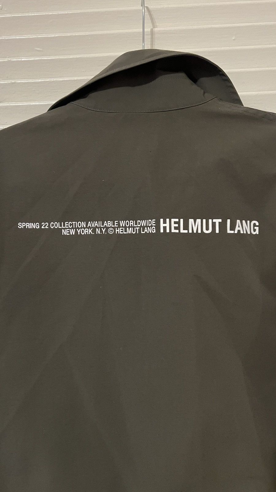 Helmut Lang Dark Green Helmet Lang Zipper Shirt Jacket Size US M / EU 48-50 / 2 - 3 Thumbnail