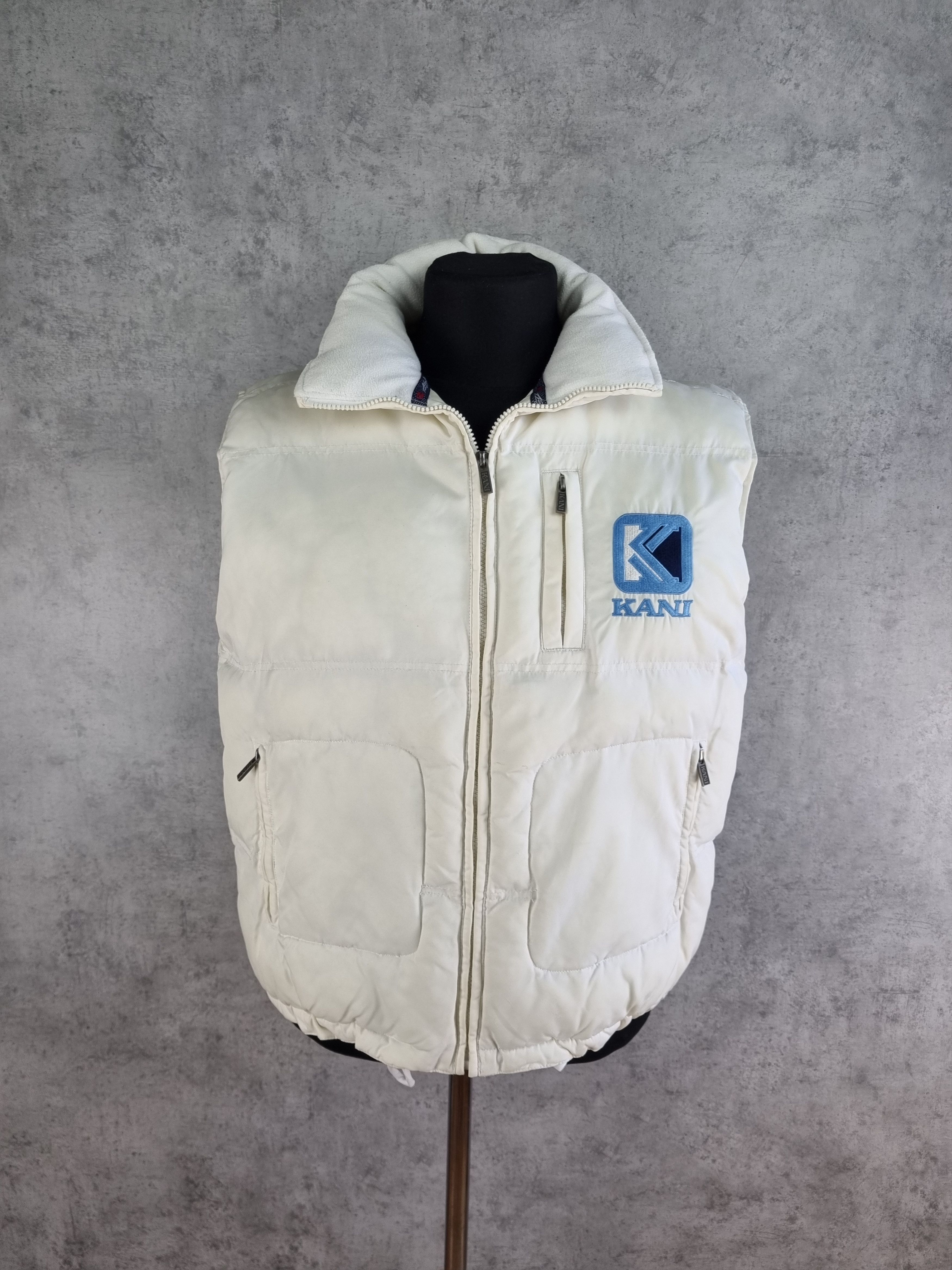 Karl Kani × Vintage Vintage Karl Kani Big Logo Puffer Vest Size US L / EU 52-54 / 3 - 7 Thumbnail