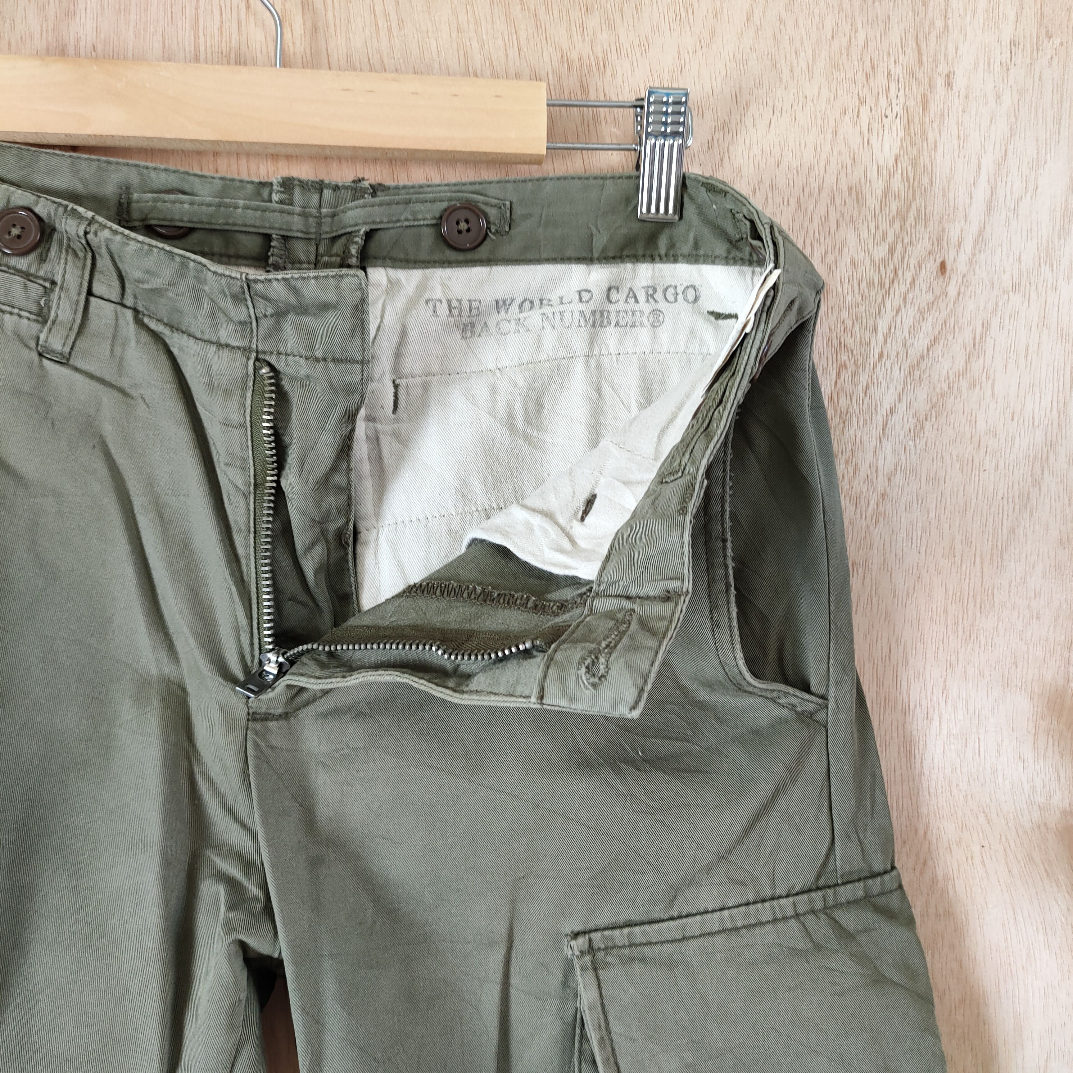 Japanese Brand × Vintage BACK NUMBER CARGO PANTS / BIG POCKET Size US 29 - 3 Thumbnail