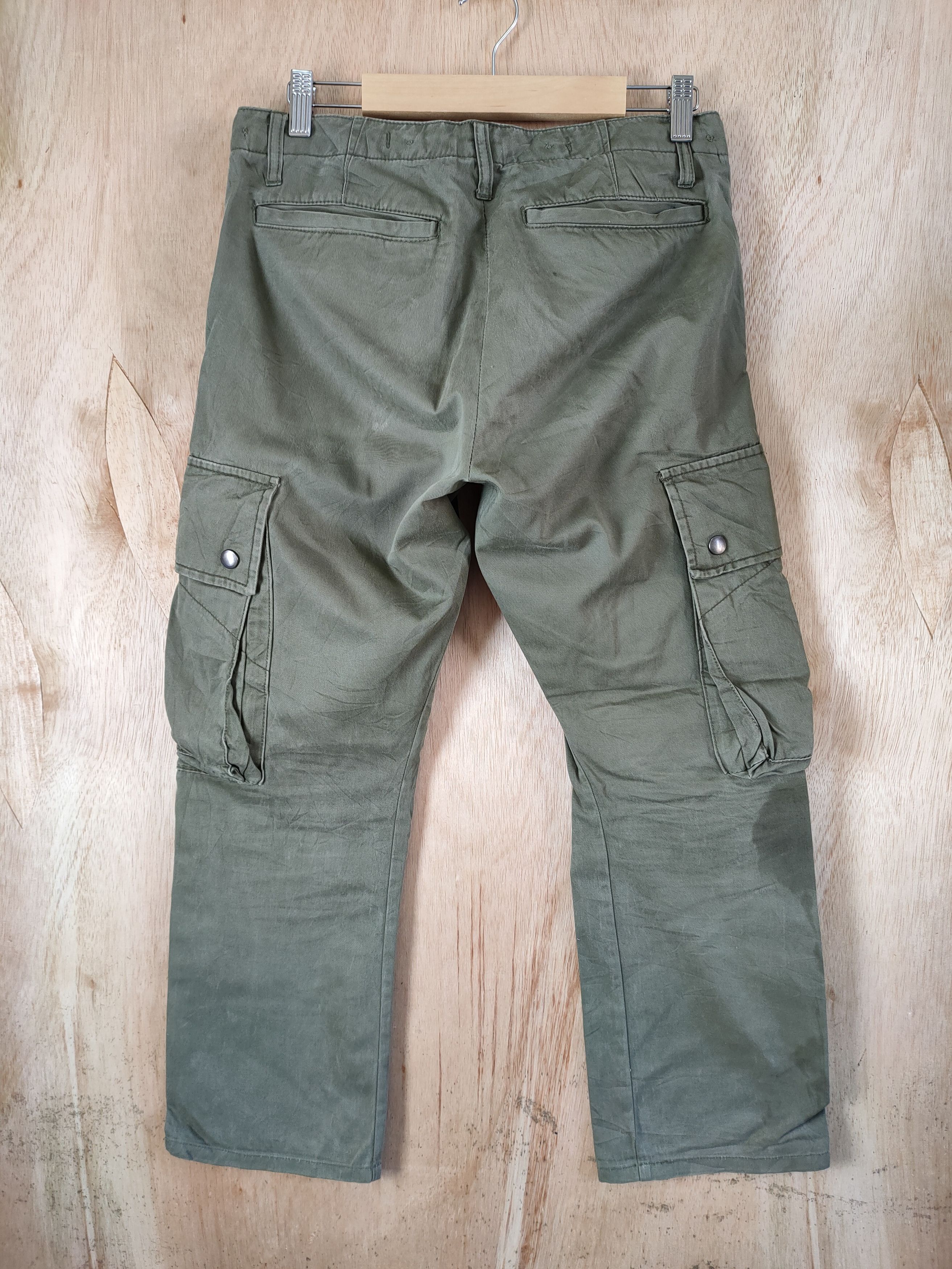 Japanese Brand × Vintage BACK NUMBER CARGO PANTS / BIG POCKET Size US 29 - 2 Thumbnail