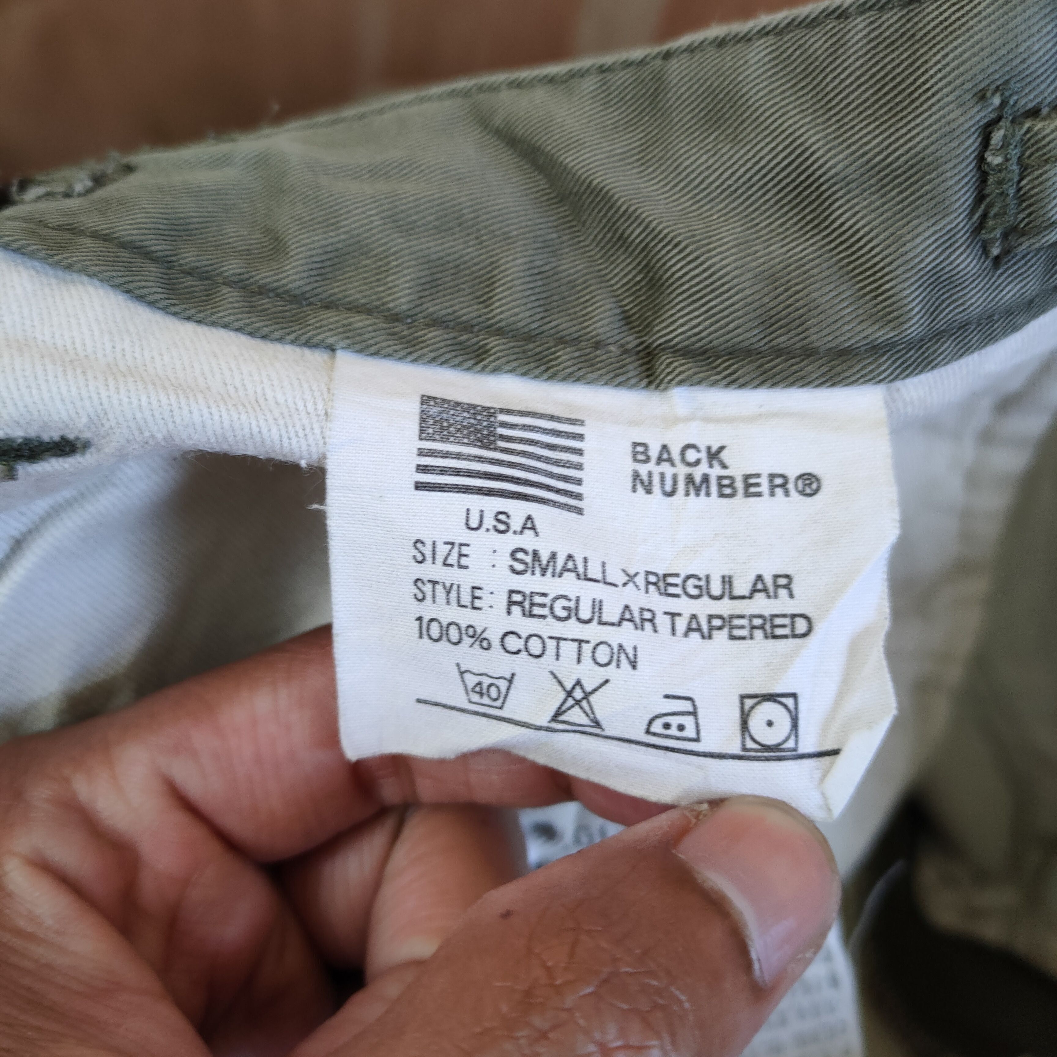 Japanese Brand × Vintage BACK NUMBER CARGO PANTS / BIG POCKET Size US 29 - 5 Thumbnail