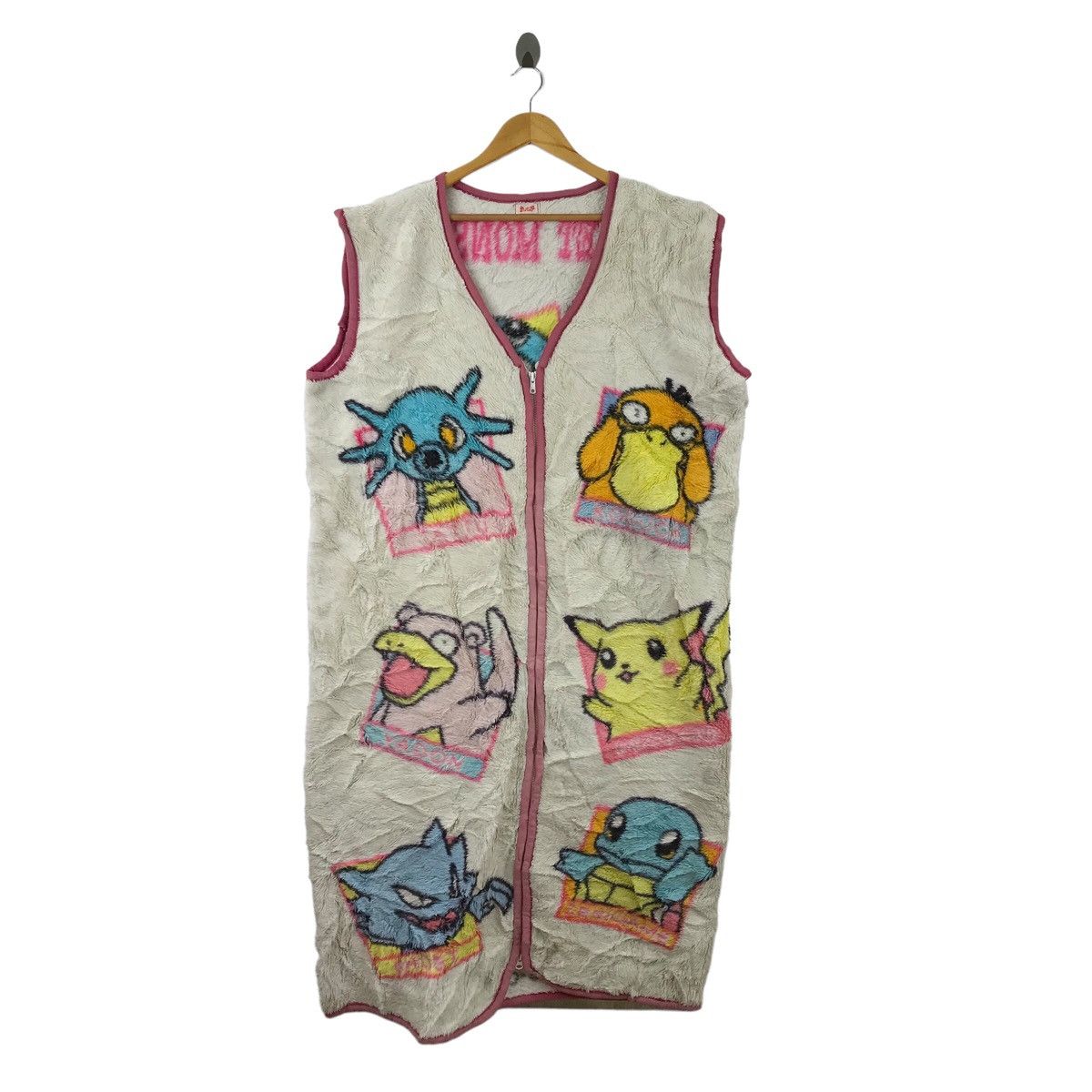 Pokemon Vtg POKEMON POCKET MONSTERS Purin Anime Sweater Jacket Vest ...