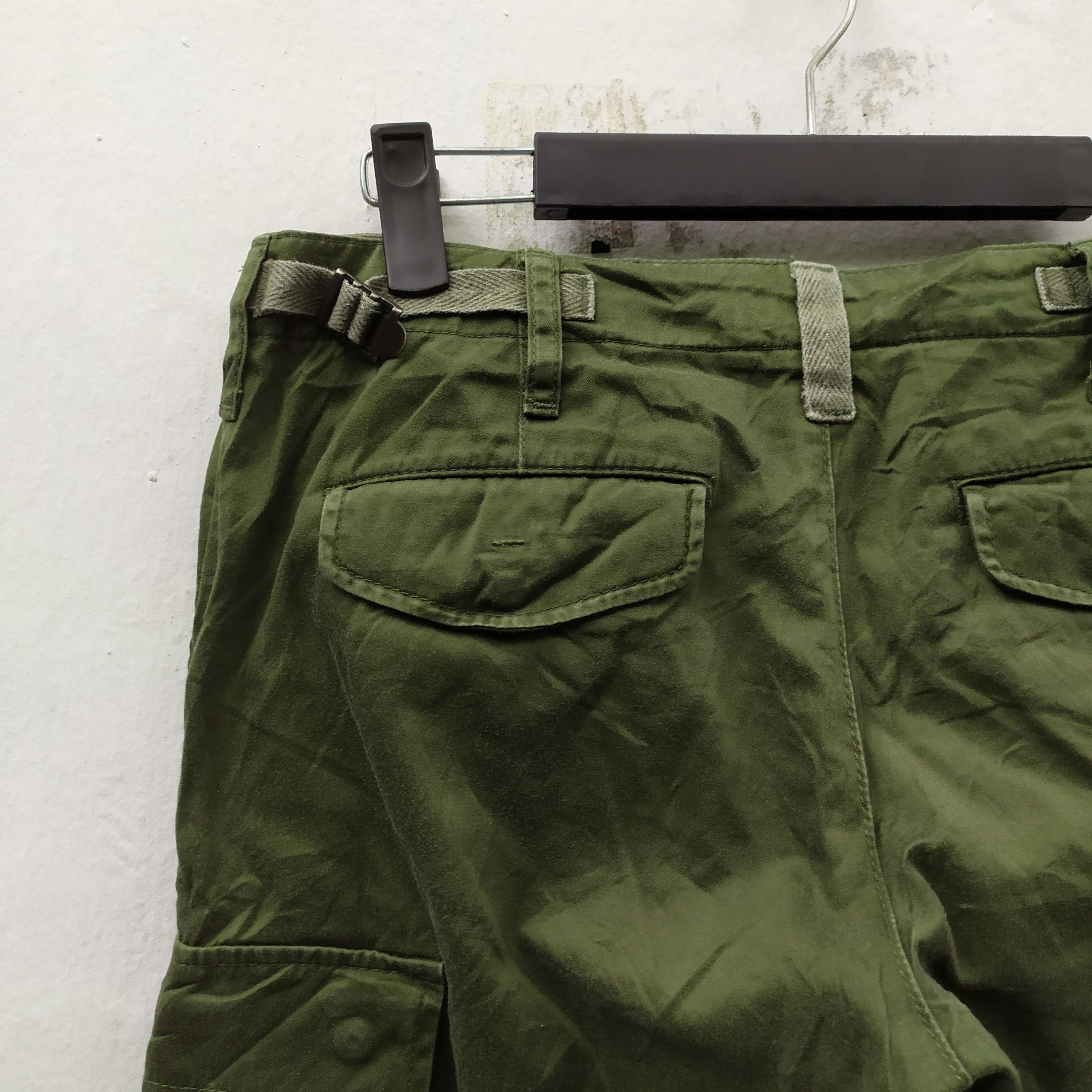 Japanese Brand VINTAGE JAPANESE FADED GREEN CARGO PANTS Size US 26 / EU 42 - 7 Thumbnail