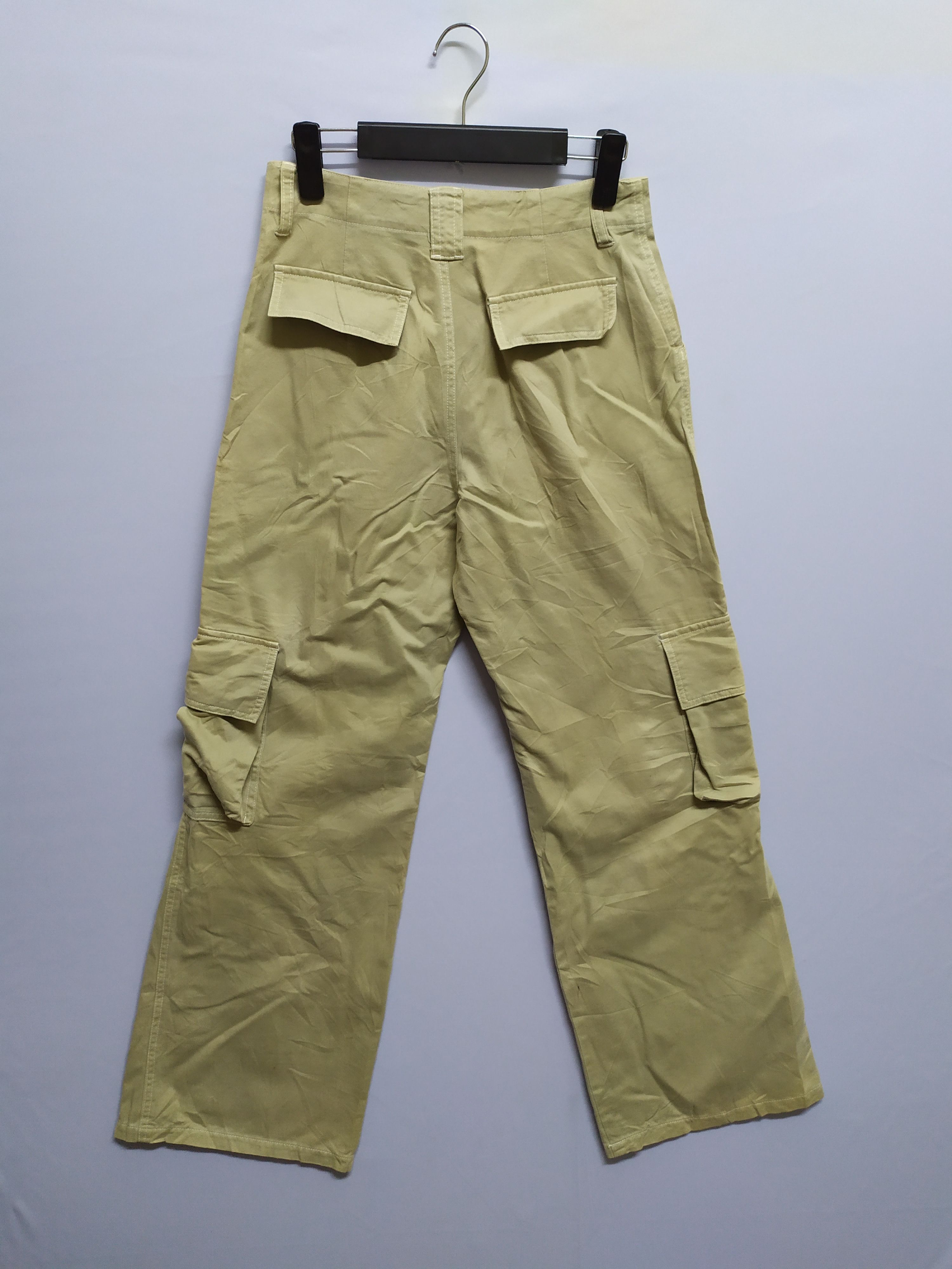 Japanese Brand AFRICAN BEAT CLUB FLARE CARGO PANTS MULTIPOCKET TACTICAL Size US 27 - 14 Thumbnail