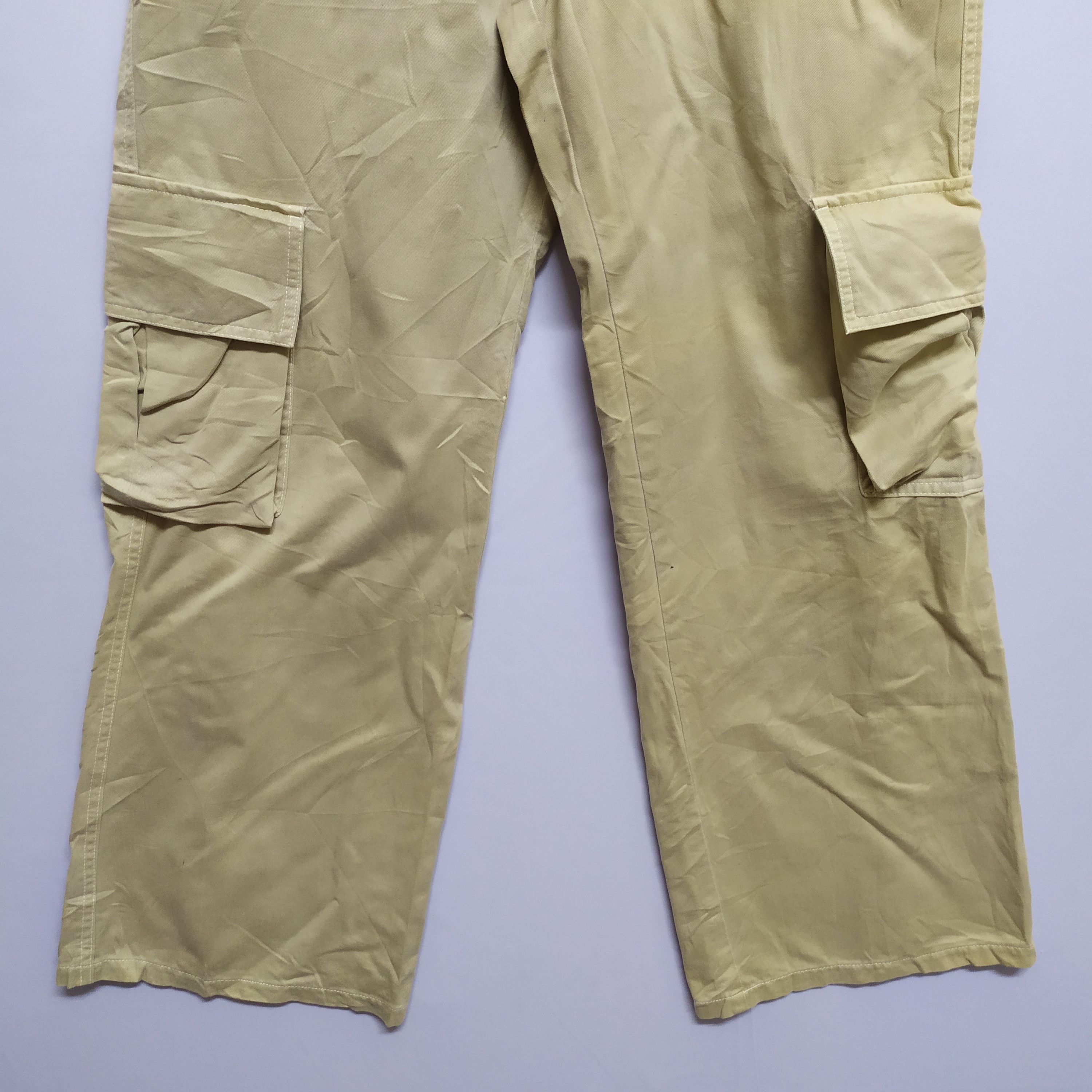 Japanese Brand AFRICAN BEAT CLUB FLARE CARGO PANTS MULTIPOCKET TACTICAL Size US 27 - 5 Thumbnail