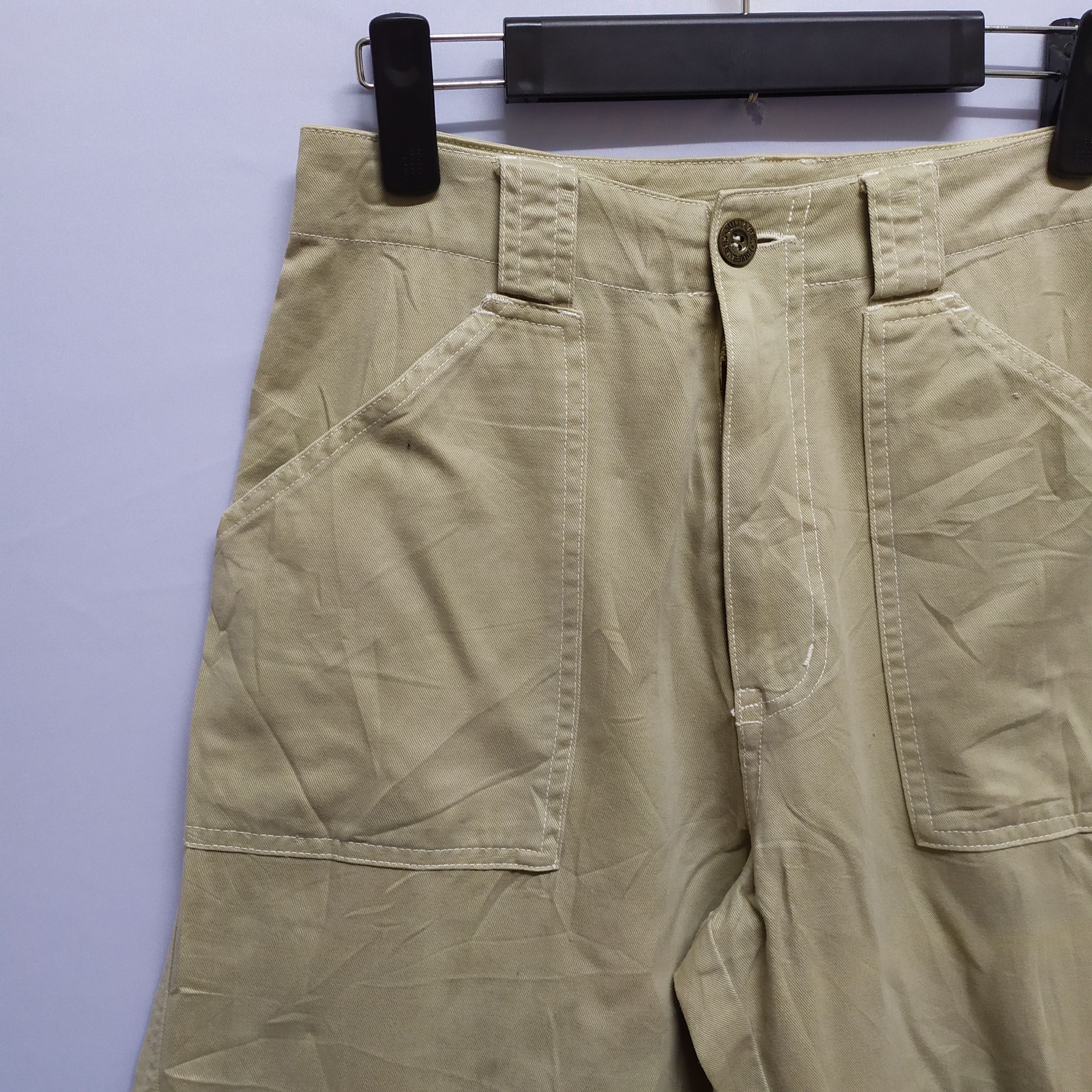 Japanese Brand AFRICAN BEAT CLUB FLARE CARGO PANTS MULTIPOCKET TACTICAL Size US 27 - 3 Thumbnail