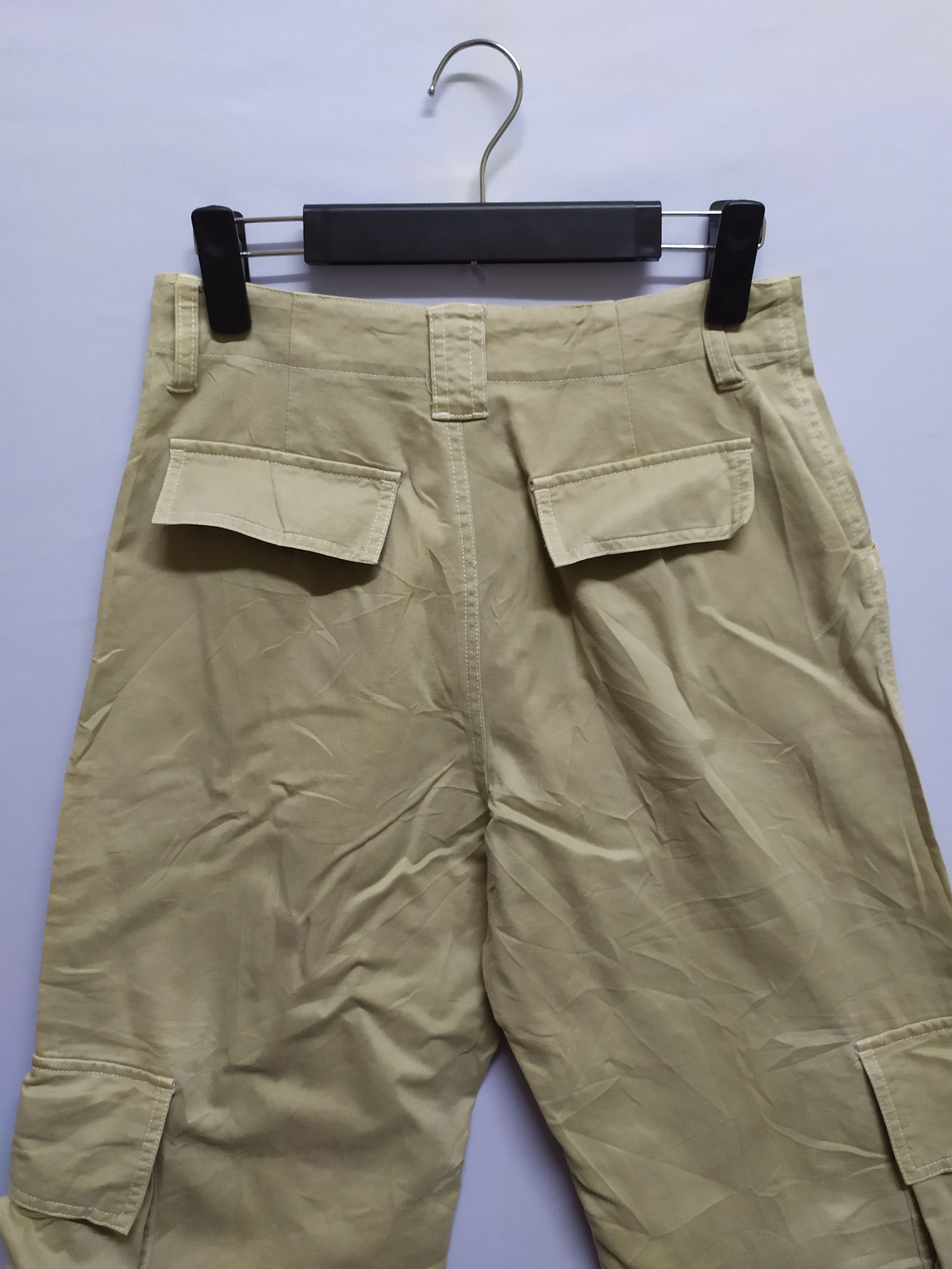 Japanese Brand AFRICAN BEAT CLUB FLARE CARGO PANTS MULTIPOCKET TACTICAL Size US 27 - 13 Thumbnail