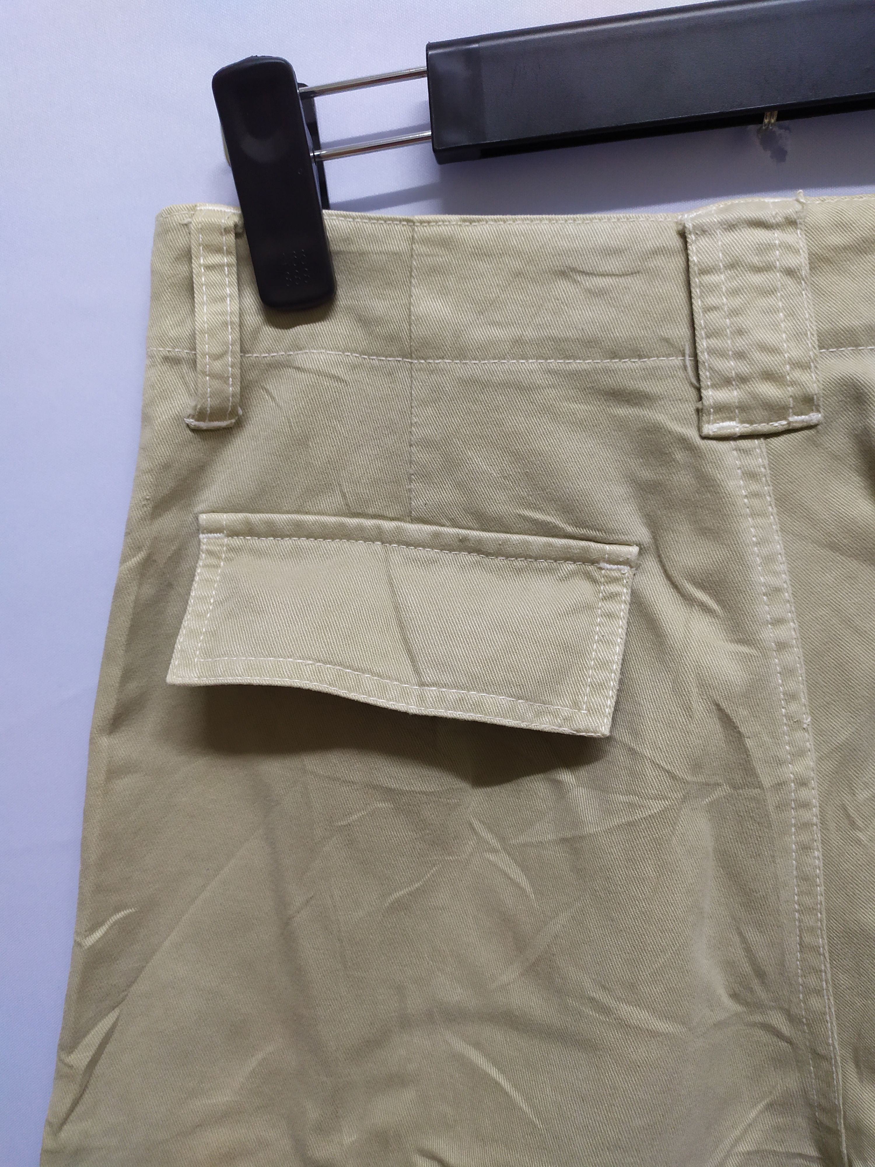 Japanese Brand AFRICAN BEAT CLUB FLARE CARGO PANTS MULTIPOCKET TACTICAL Size US 27 - 12 Thumbnail