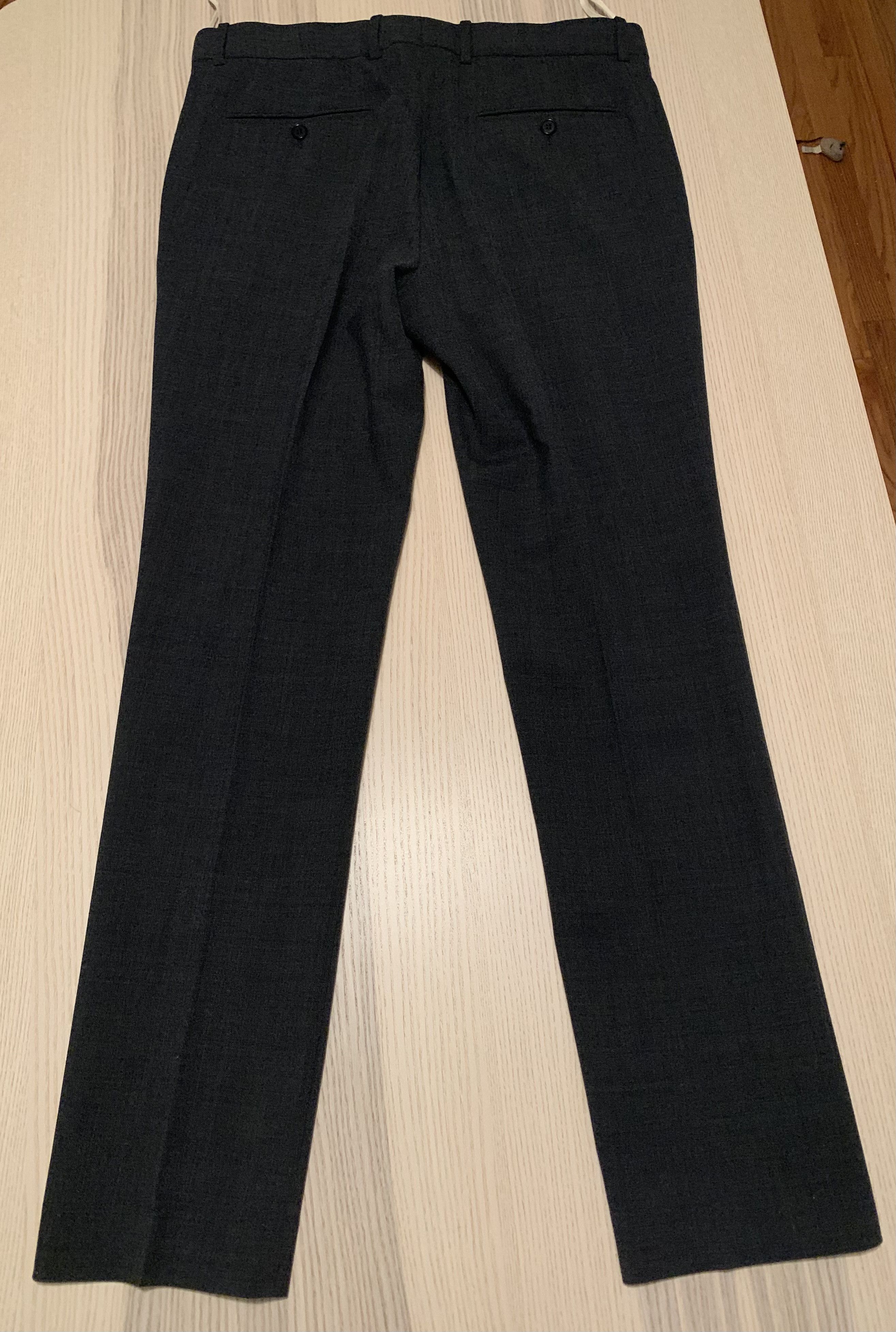 Marni WORN X 4, grey slim-fitting trousers, IT50, made in Italy Size 40R - 7 Thumbnail