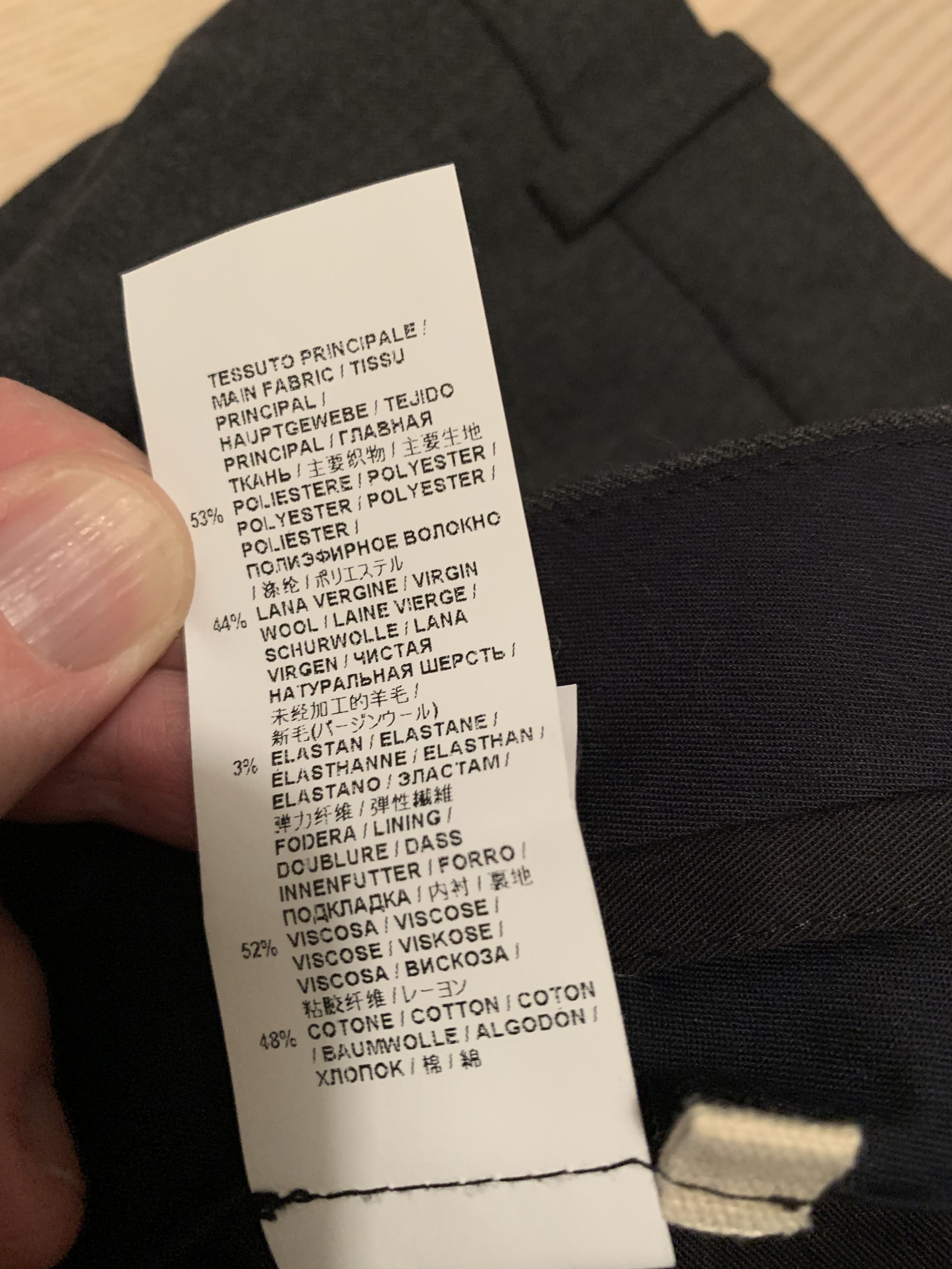 Marni WORN X 4, grey slim-fitting trousers, IT50, made in Italy Size 40R - 25 Thumbnail