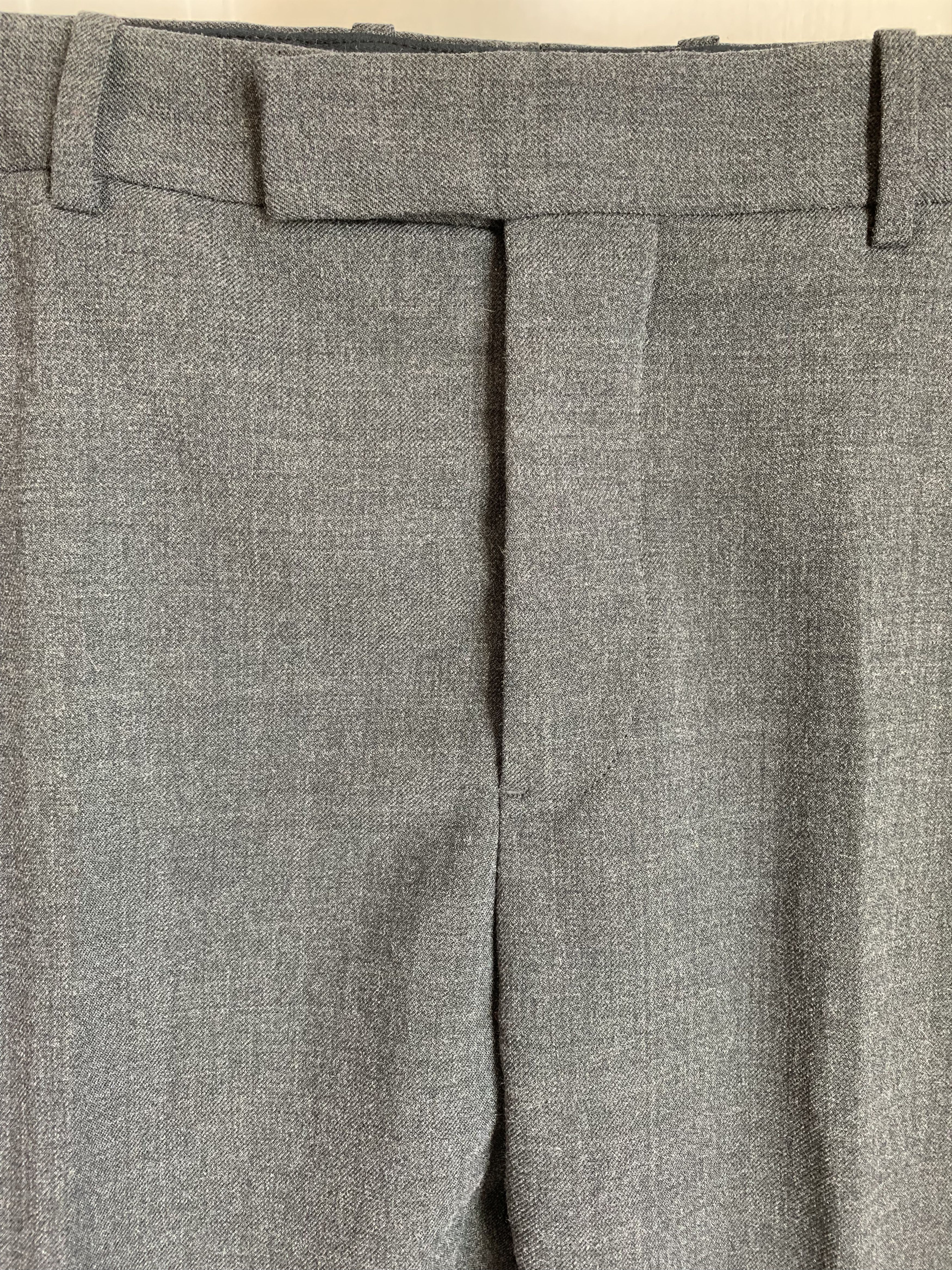 Marni WORN X 4, grey slim-fitting trousers, IT50, made in Italy Size 40R - 2 Thumbnail