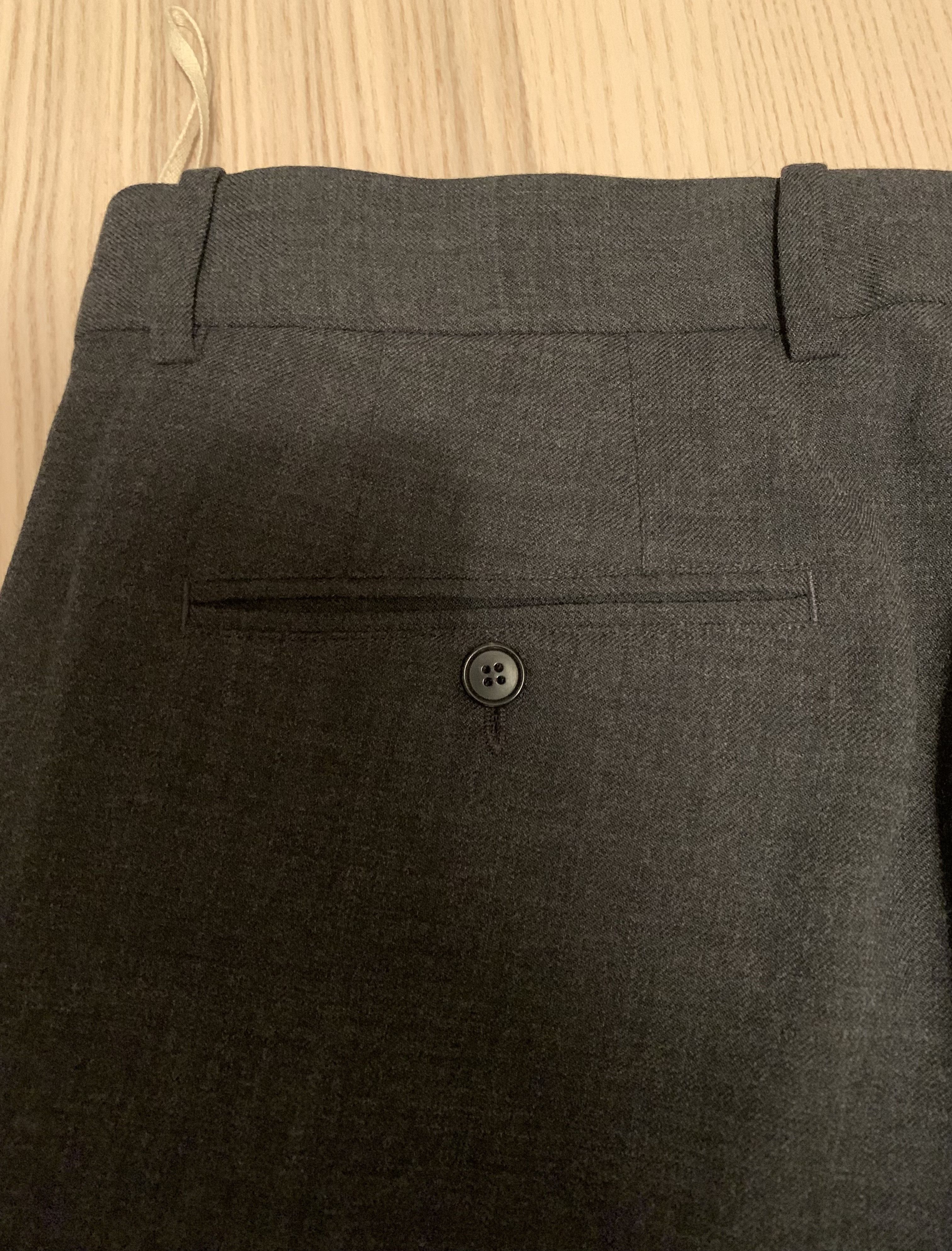 Marni WORN X 4, grey slim-fitting trousers, IT50, made in Italy Size 40R - 13 Thumbnail