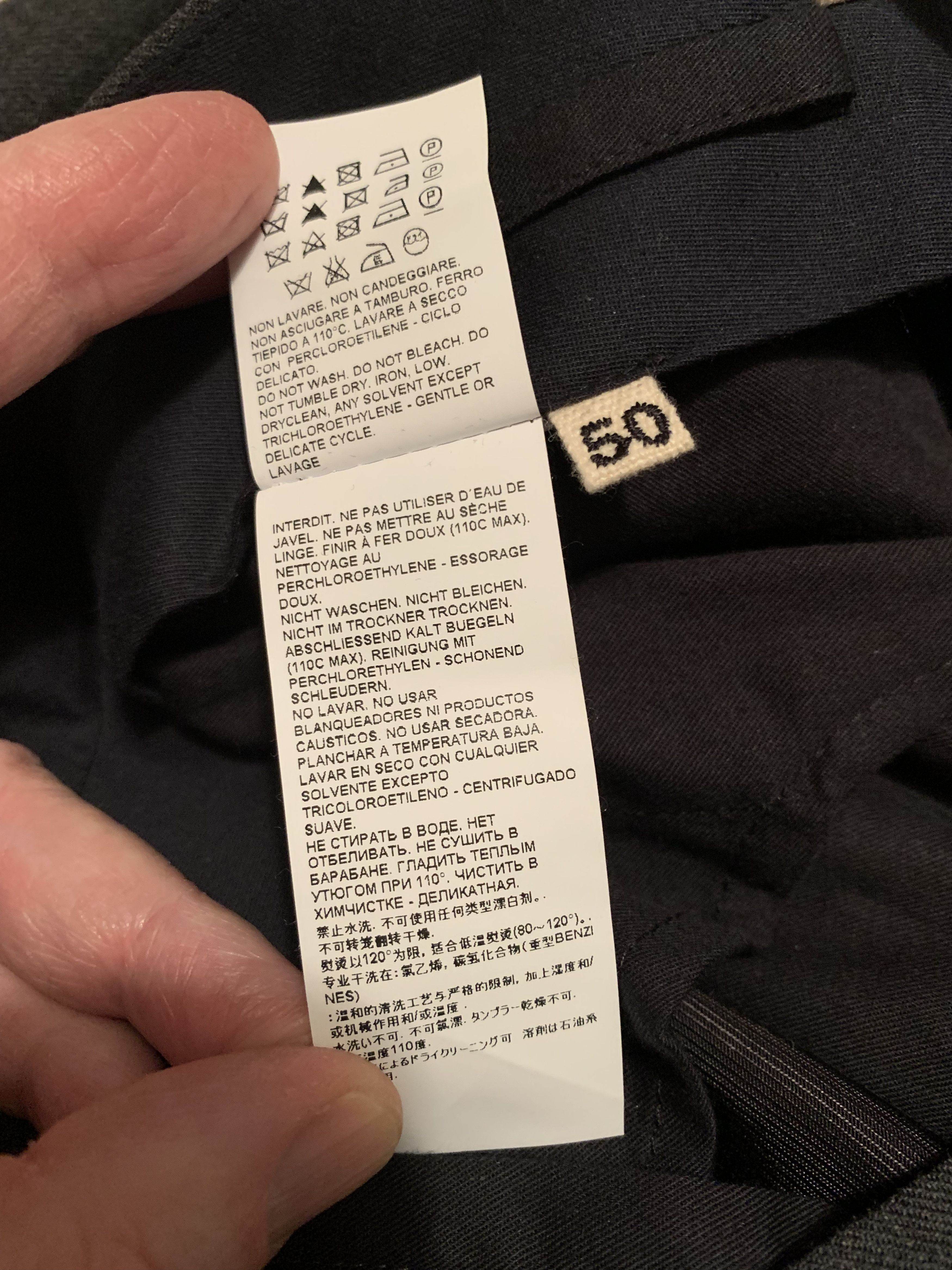 Marni WORN X 4, grey slim-fitting trousers, IT50, made in Italy Size 40R - 24 Thumbnail