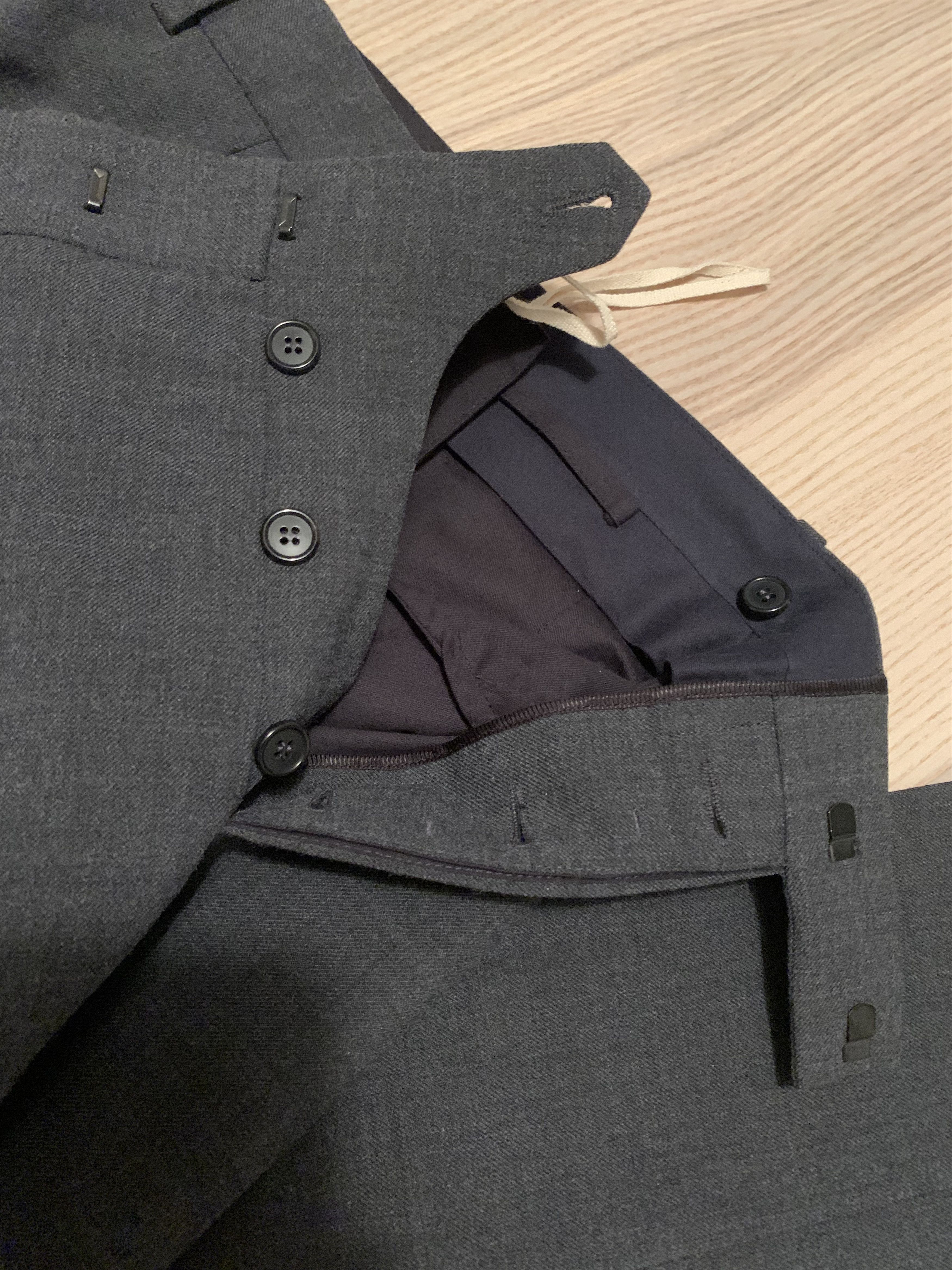 Marni WORN X 4, grey slim-fitting trousers, IT50, made in Italy Size 40R - 20 Thumbnail