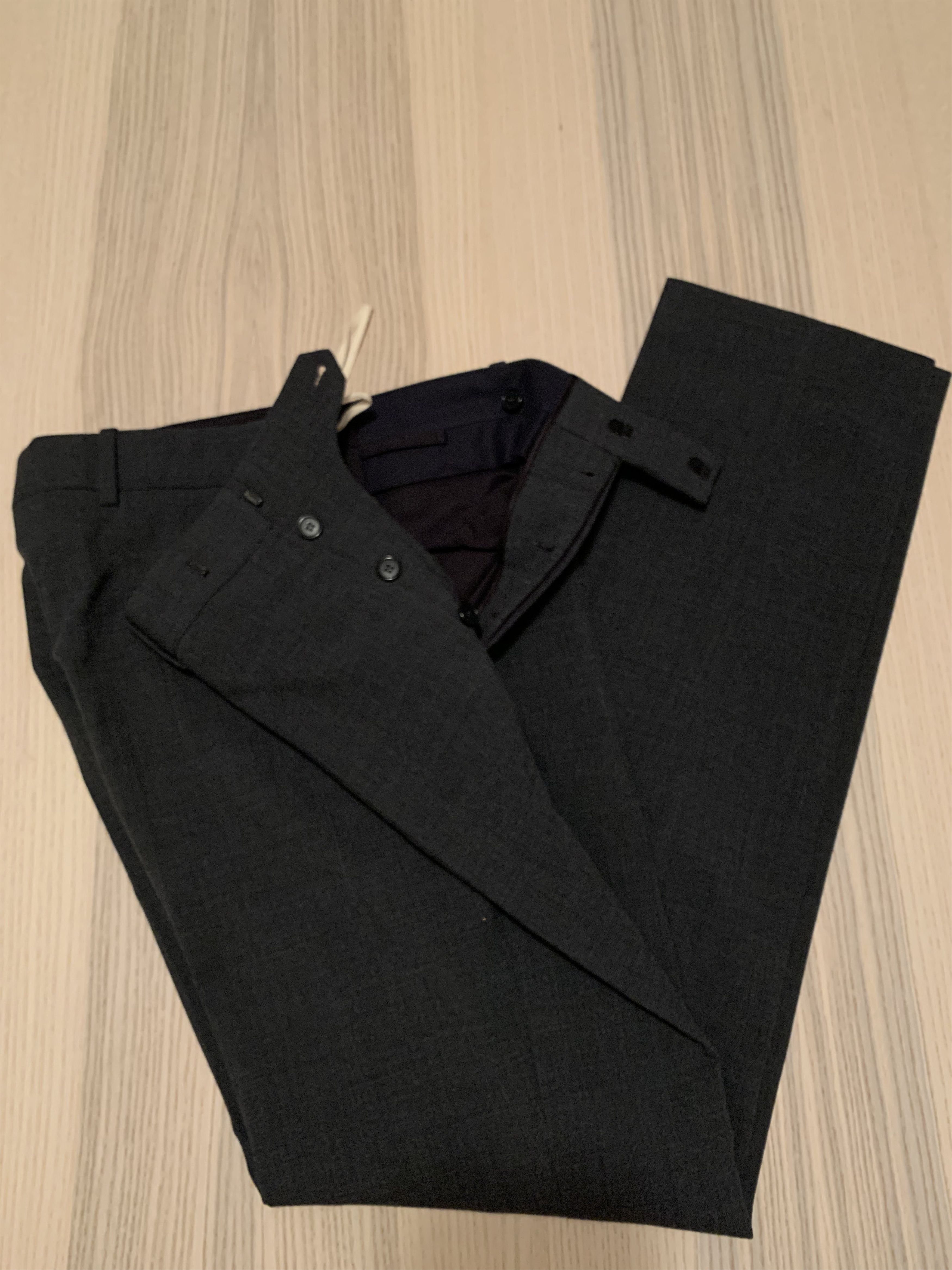 Marni WORN X 4, grey slim-fitting trousers, IT50, made in Italy Size 40R - 5 Thumbnail