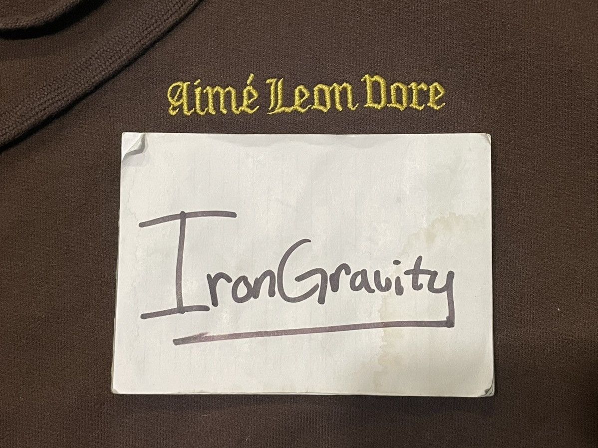 Aime Leon Dore Aimé Leon Dore ALD Logo Hoodie Size Medium M Brown Size US M / EU 48-50 / 2 - 2 Thumbnail