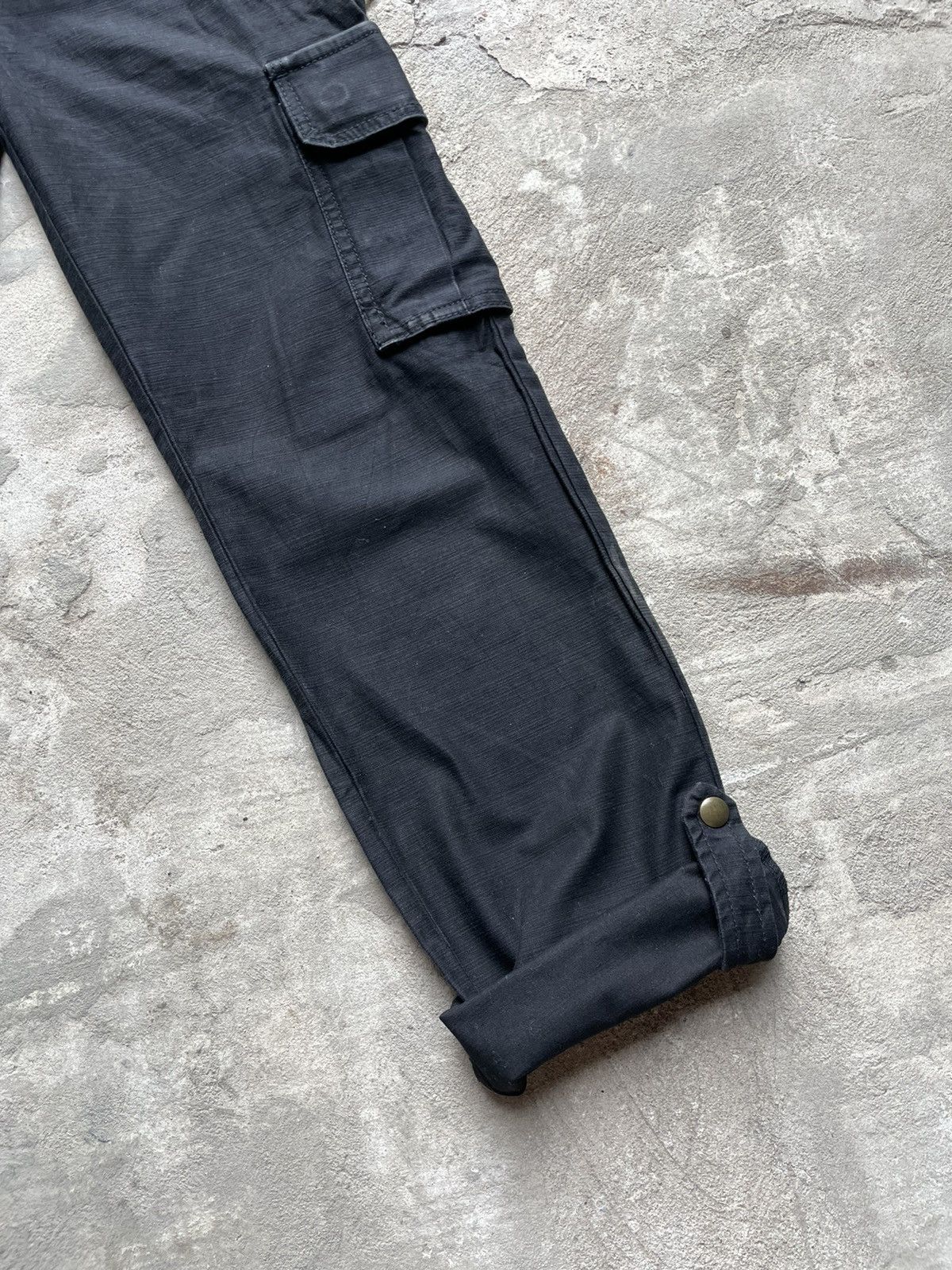 Japanese Brand VINTAGE JAPANESE DENIM CARGO PANTS MICHEL KLEIN Y2K Size US 29 - 7 Thumbnail