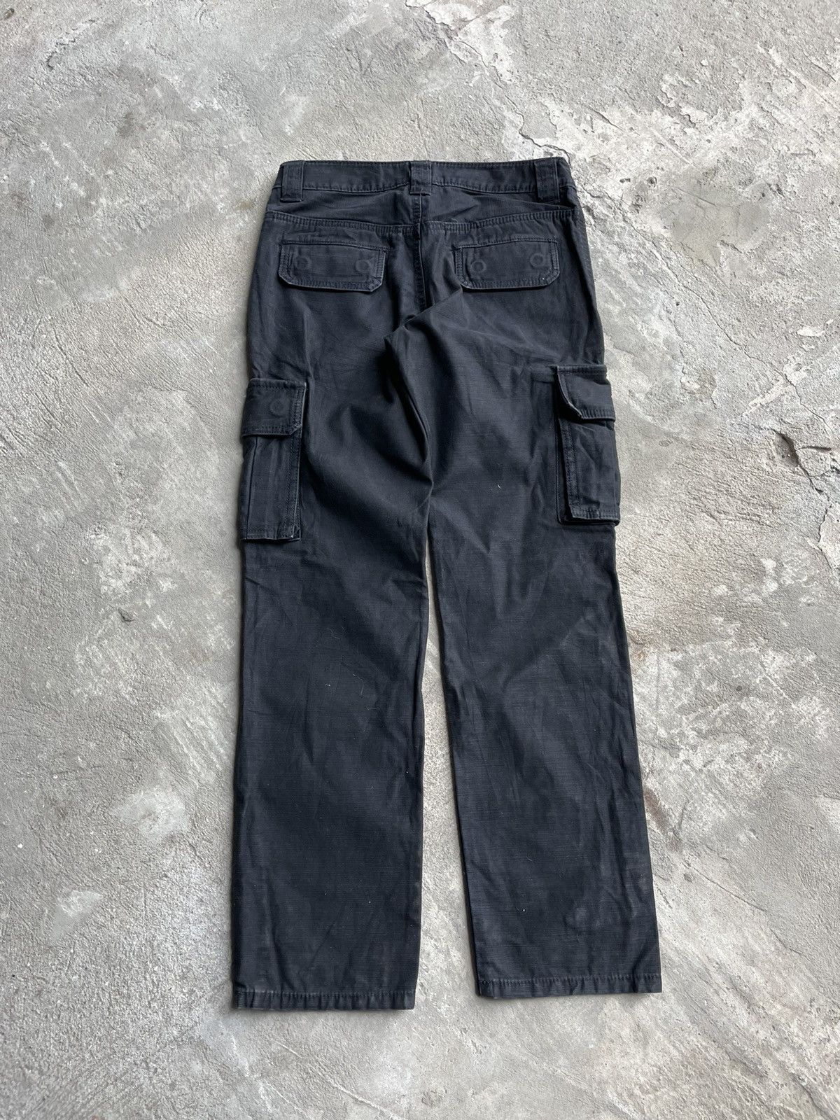 Japanese Brand VINTAGE JAPANESE DENIM CARGO PANTS MICHEL KLEIN Y2K Size US 29 - 5 Thumbnail