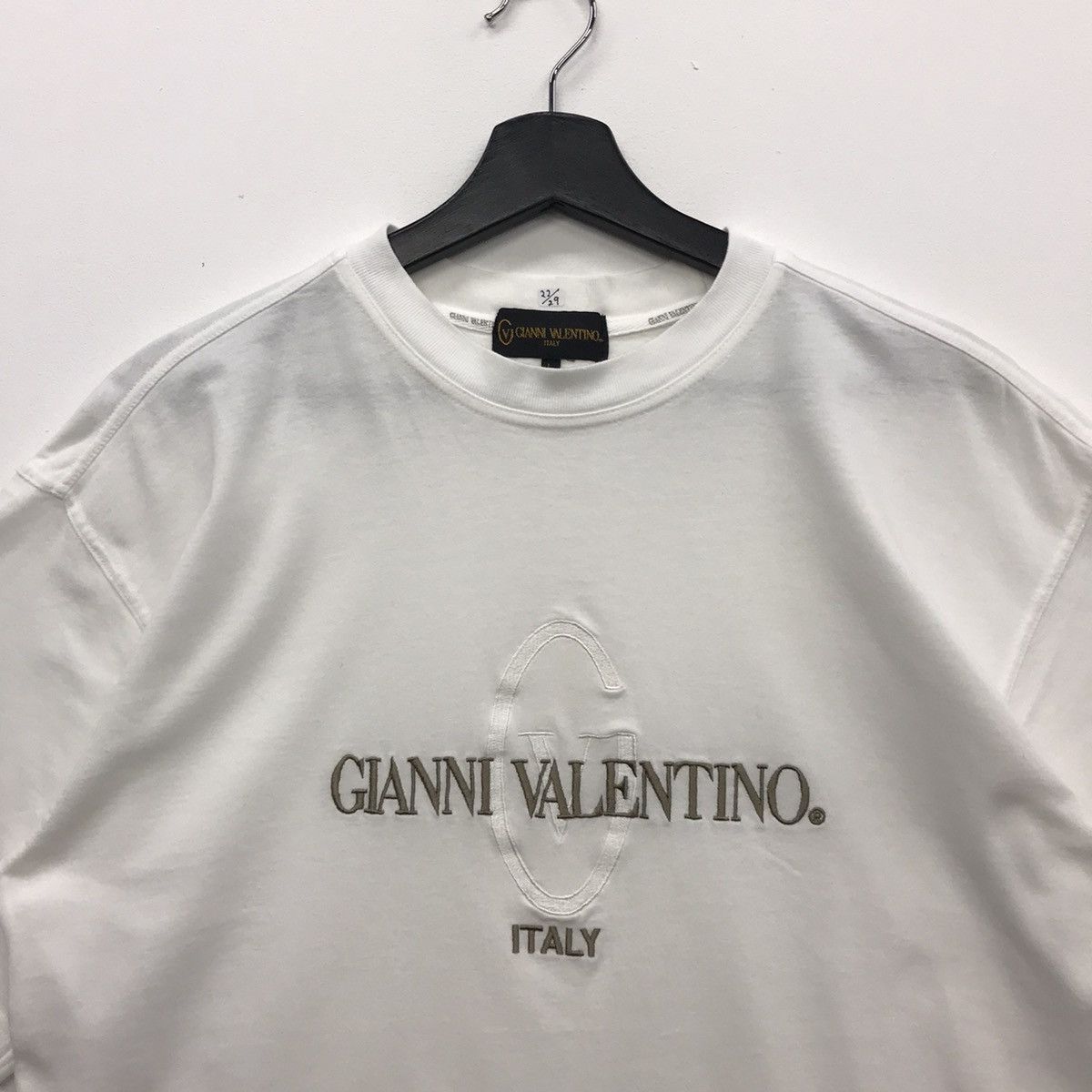 Valentino Rare!! Gianni Valentino Italy Big Logo Spell Out Size US L / EU 52-54 / 3 - 2 Thumbnail