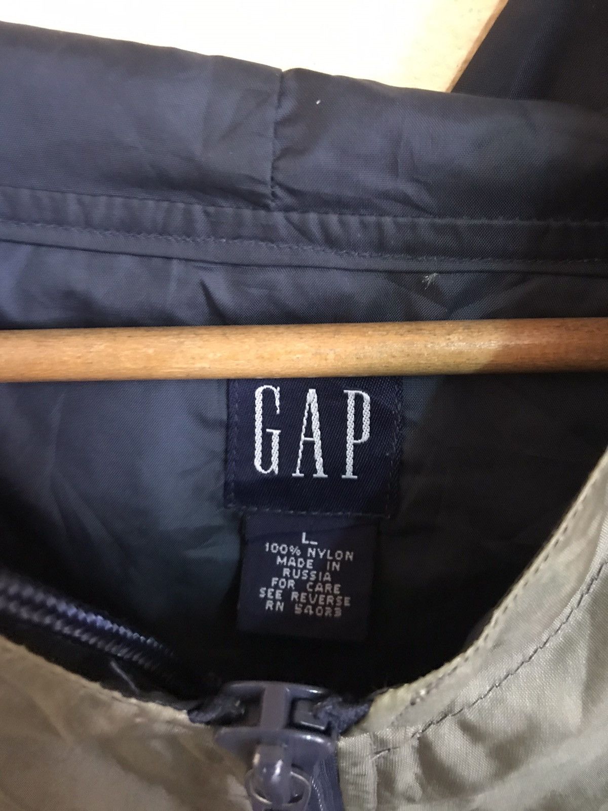 Gap Y2K GAP DOPE SPELLOUT HOODIE WINDBREAKER JACKET Size US L / EU 52-54 / 3 - 8 Thumbnail