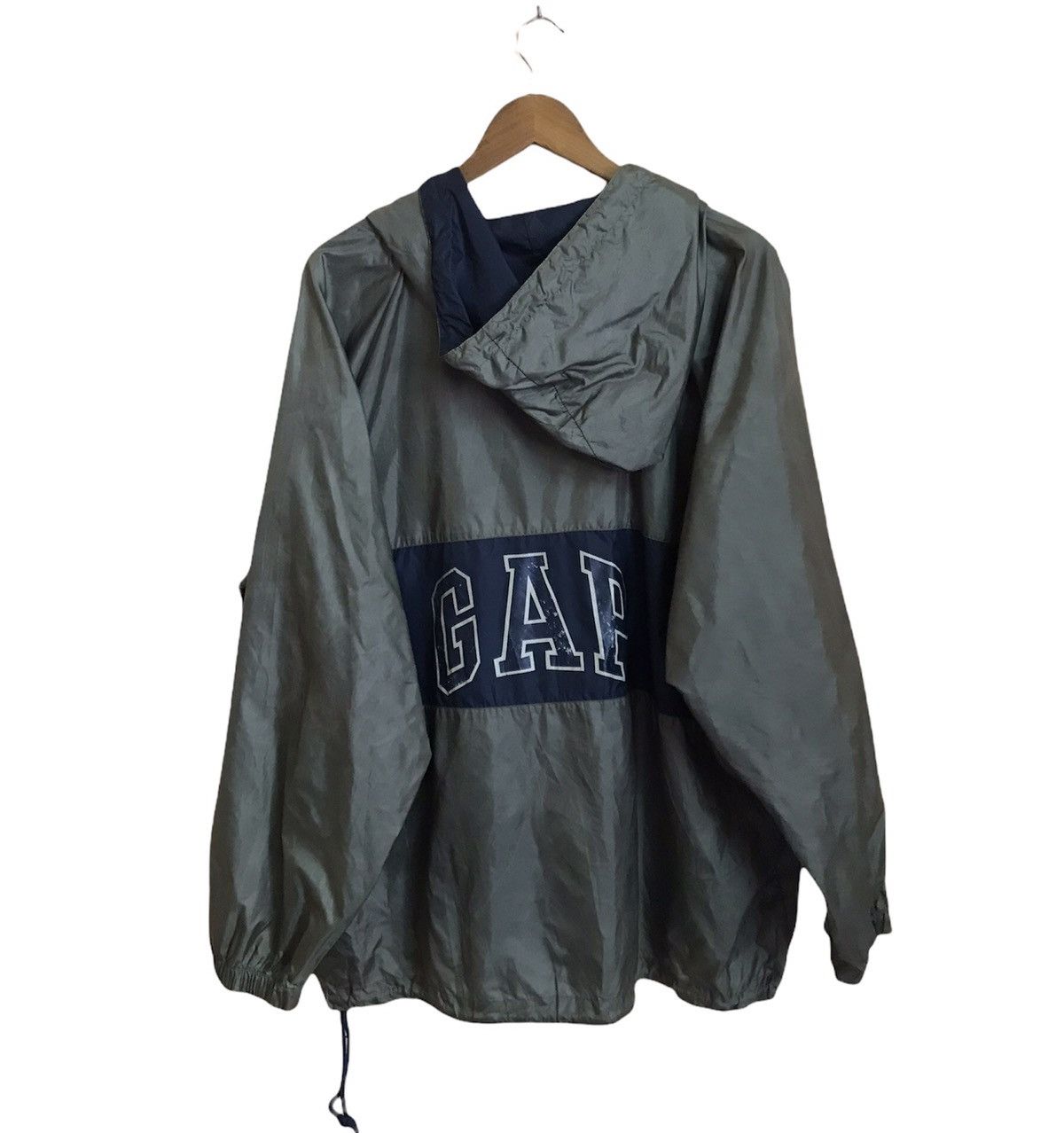 Gap Y2K GAP DOPE SPELLOUT HOODIE WINDBREAKER JACKET Size US L / EU 52-54 / 3 - 1 Thumbnail