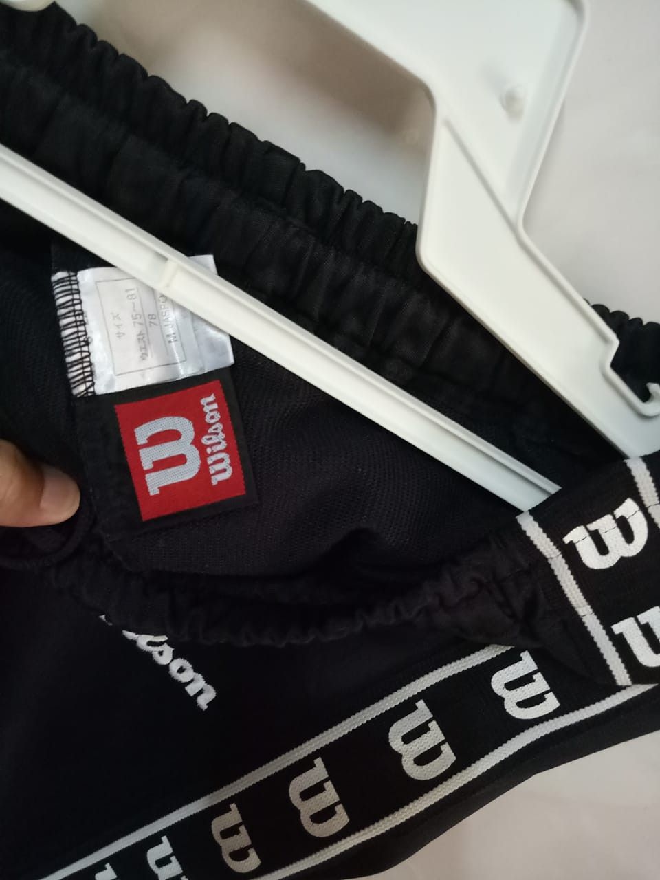 Wilson WILSON sweatpants sports tennis side tape streetwear pants Size US 36 / EU 52 - 3 Thumbnail