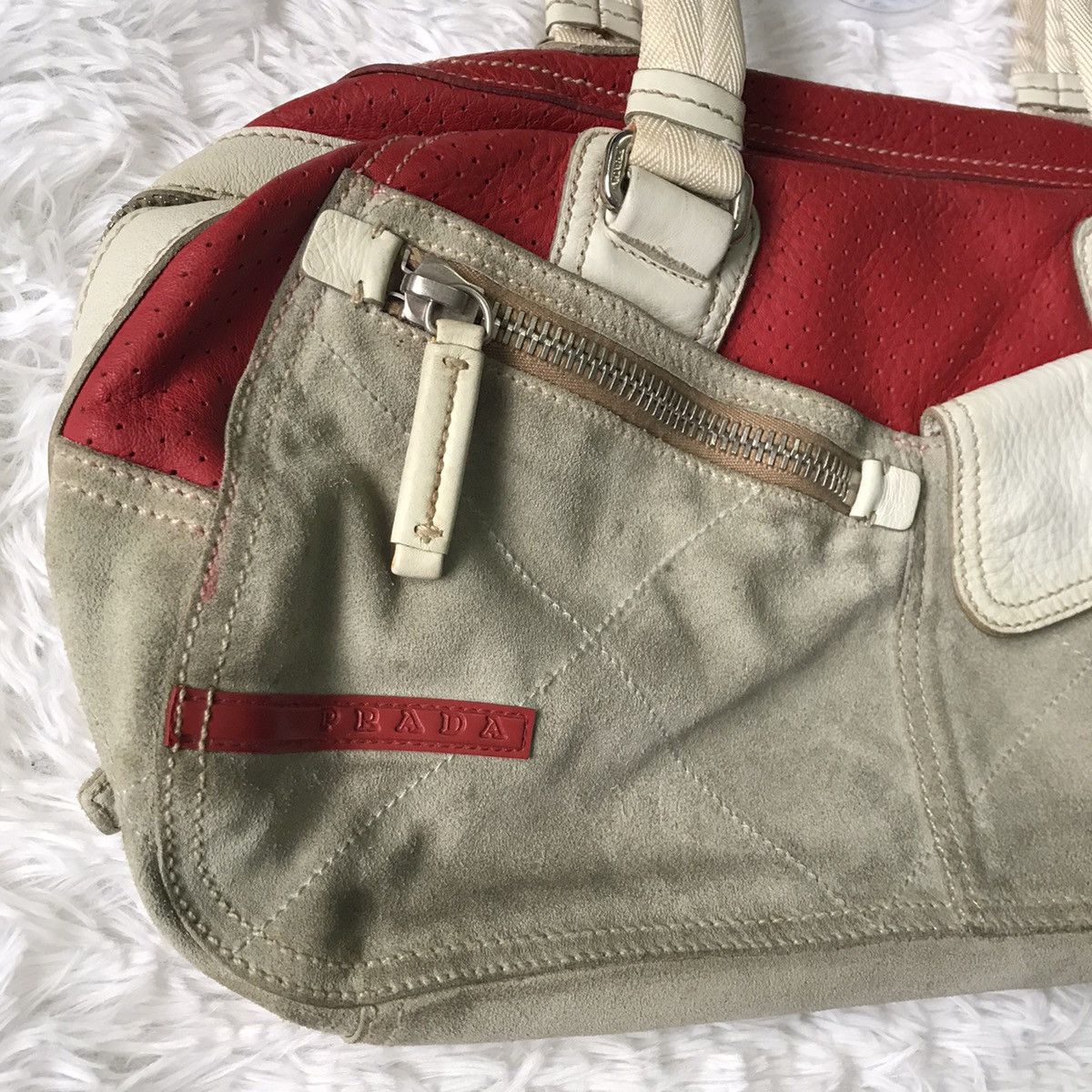 Prada Rare Prada Leather Bag Size ONE SIZE - 3 Thumbnail