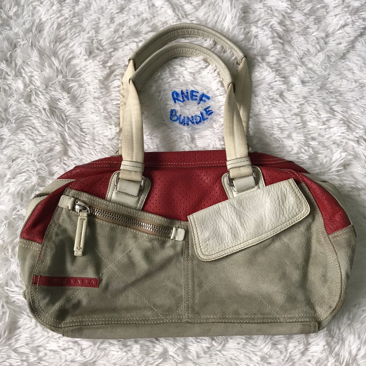 Prada Rare Prada Leather Bag Size ONE SIZE - 2 Thumbnail