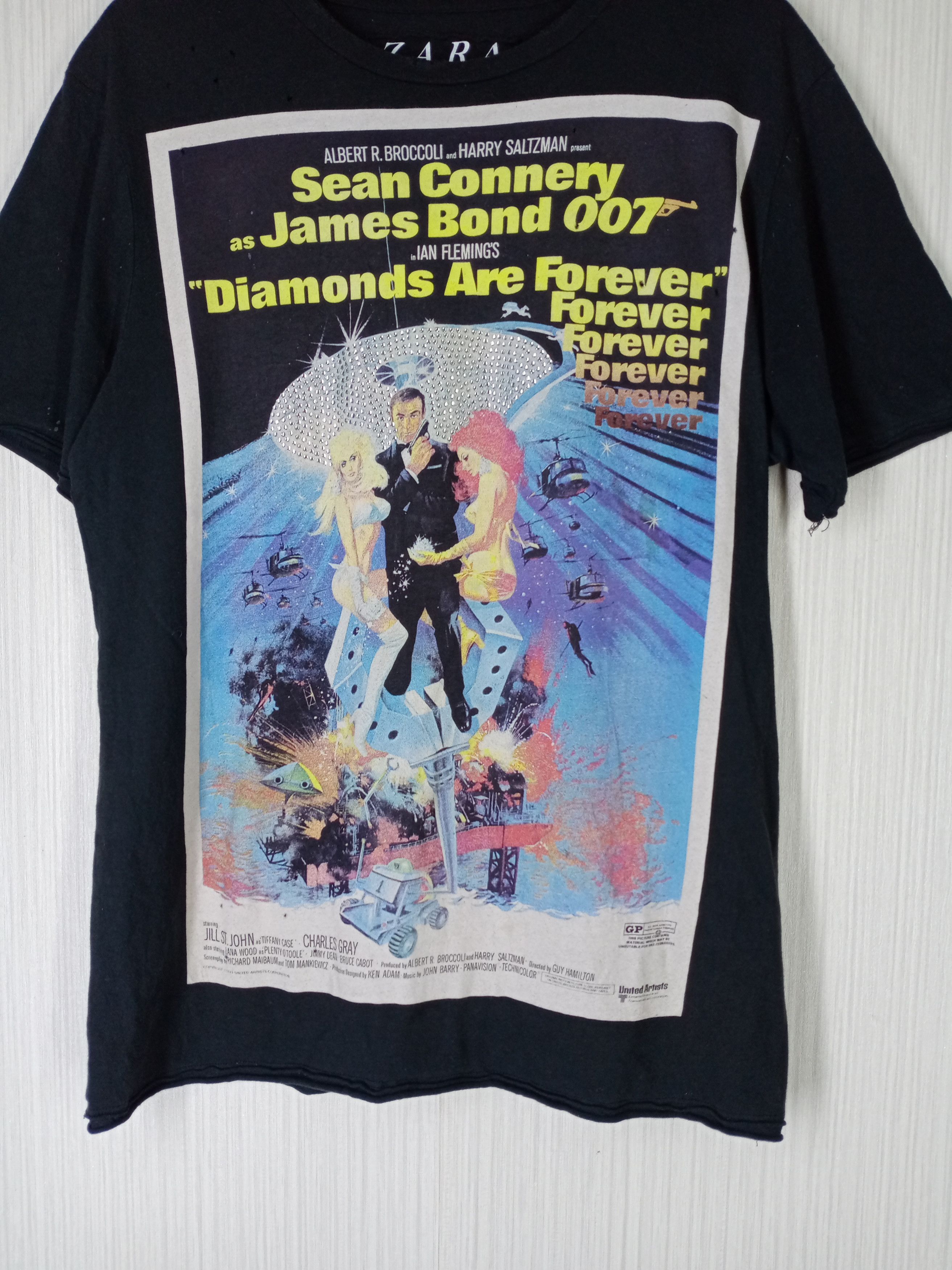 Vintage JAMES BOND 007 MOVIE TSHIRT Size US L / EU 52-54 / 3 - 3 Thumbnail