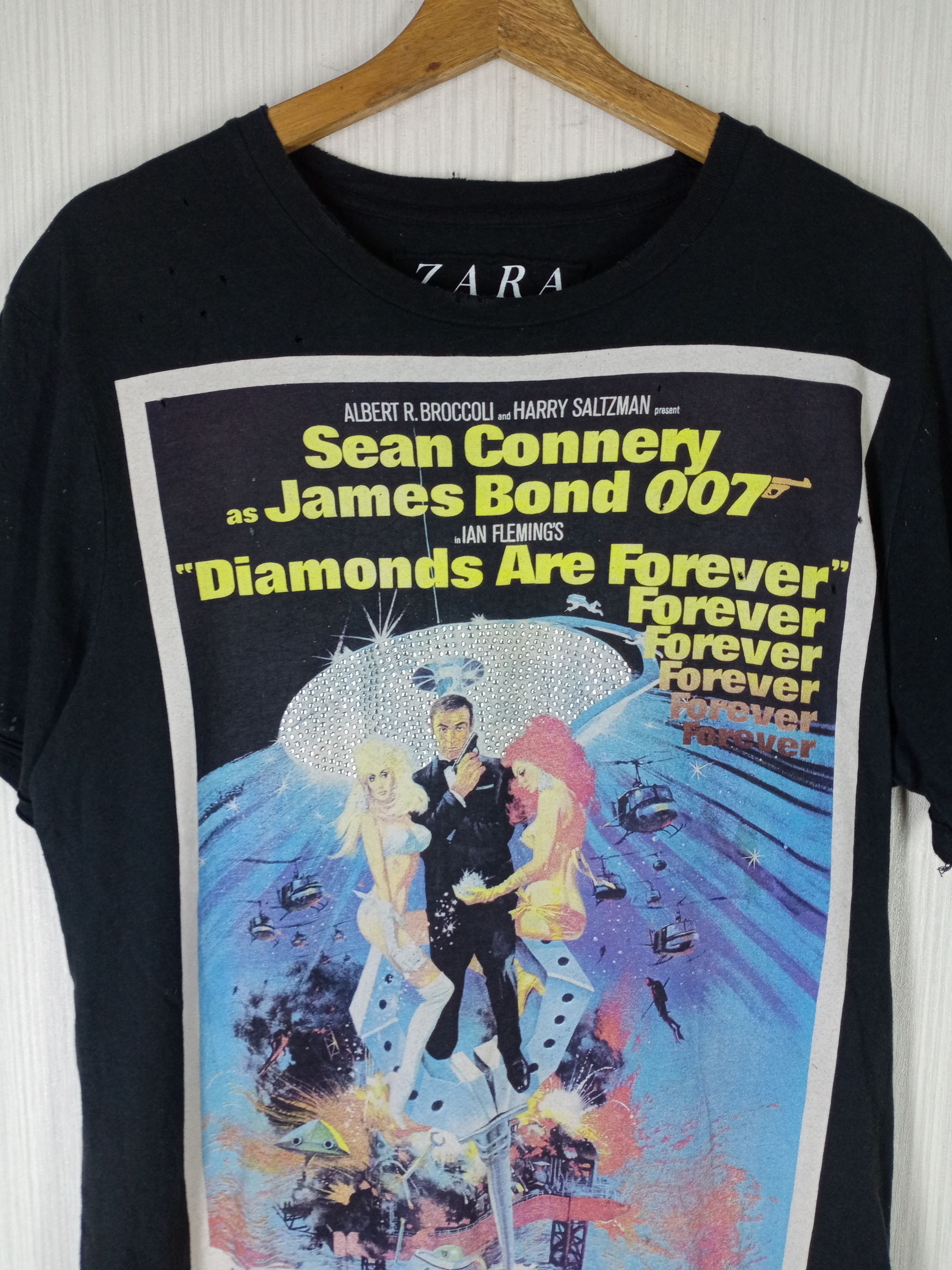 Vintage JAMES BOND 007 MOVIE TSHIRT Size US L / EU 52-54 / 3 - 2 Thumbnail