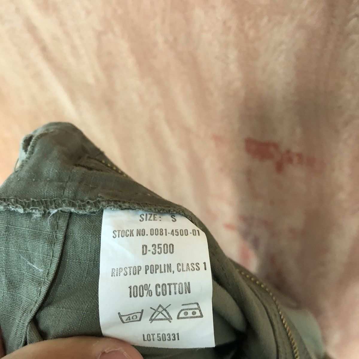 Vintage DLL Ripstop Poplin class 1 military Cargo Pants #1926 Size US 29 - 11 Thumbnail